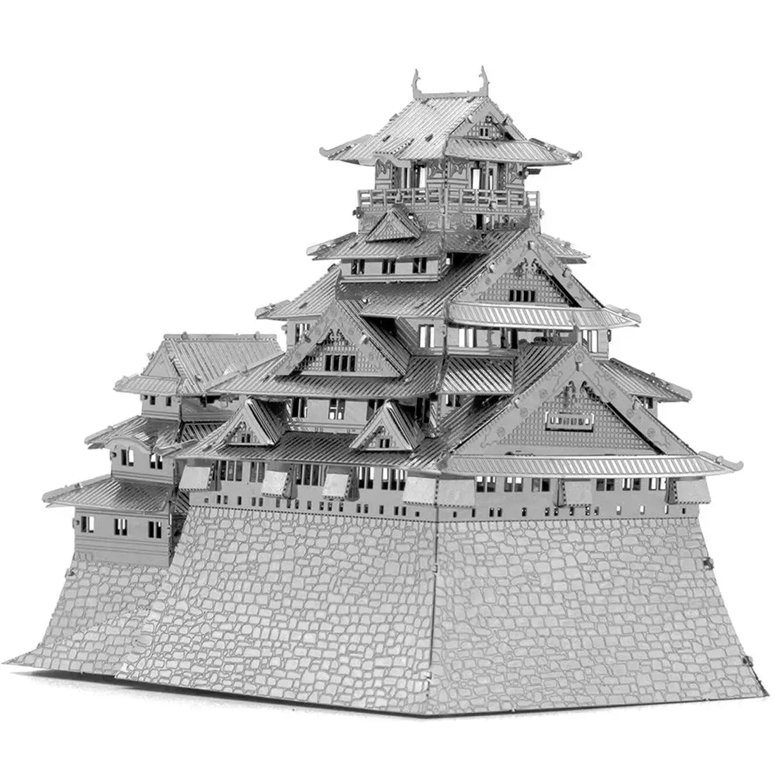 Osaka Castle Figure Model Kit (Steel, Challenging Difficulty) - Fascinations - Metal Earth Premium Series - Image 5