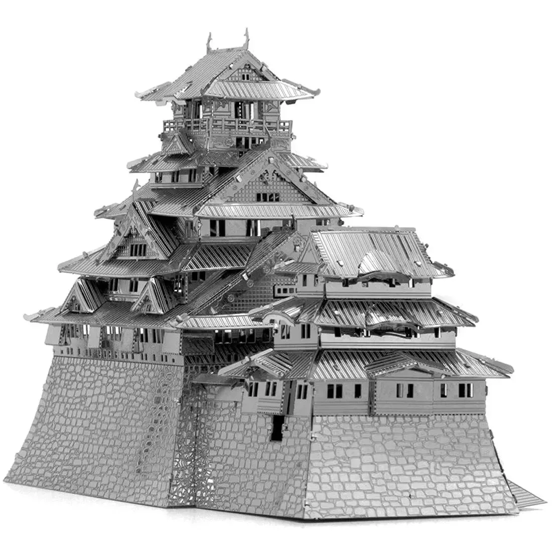 Osaka Castle Figure Model Kit (Steel, Challenging Difficulty) - Fascinations - Metal Earth Premium Series - Image 7