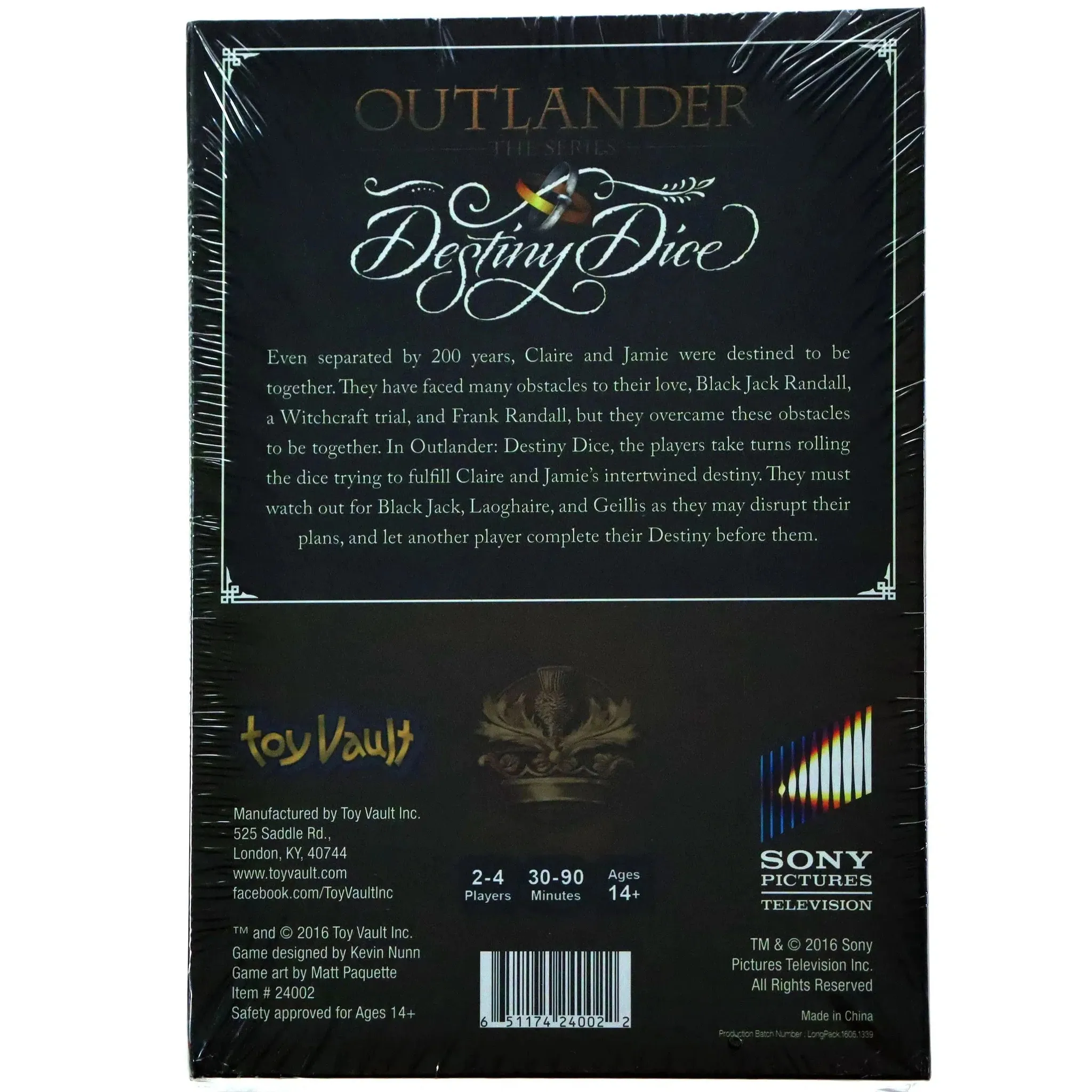Outlander The Series: Destiny Dice - Board Game - Toy Vault - Image 3