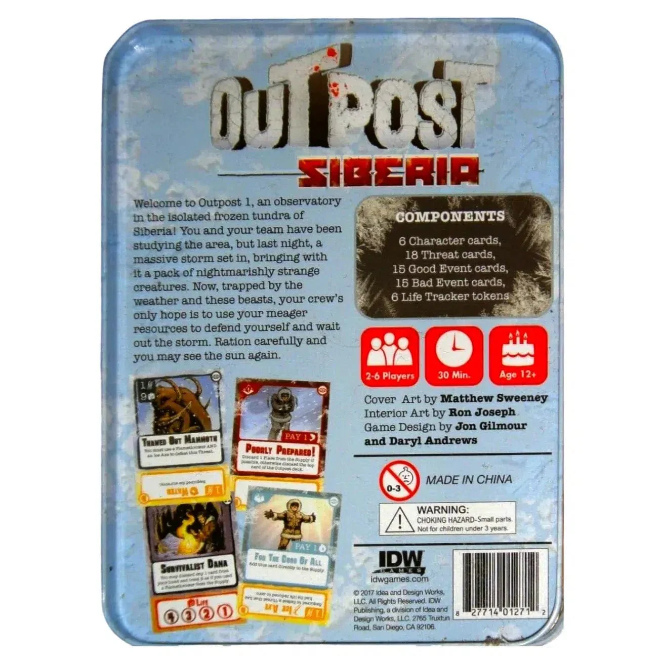 Outpost Siberia - Card Game - IDW Games - Image 4