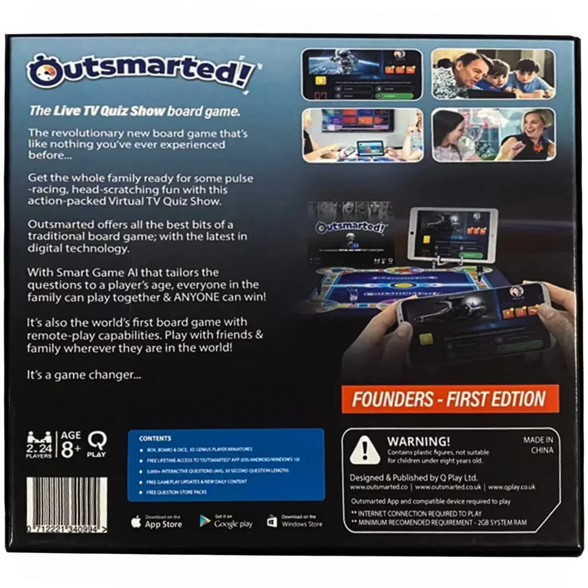 Outsmarted! - Trivia Quiz Show Board Game for Family, Adults, and Children (2-24 Players, Ages 8+) - QPlay - Image 3