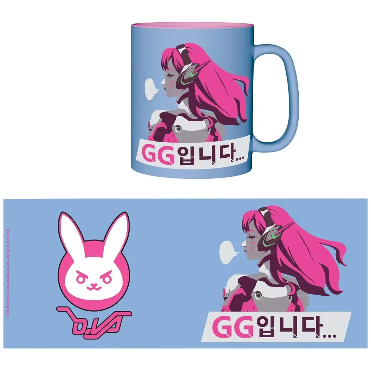 Overwatch - D.VA Mug (Ceramic, 16 oz.) - ABYstyle - Image 2