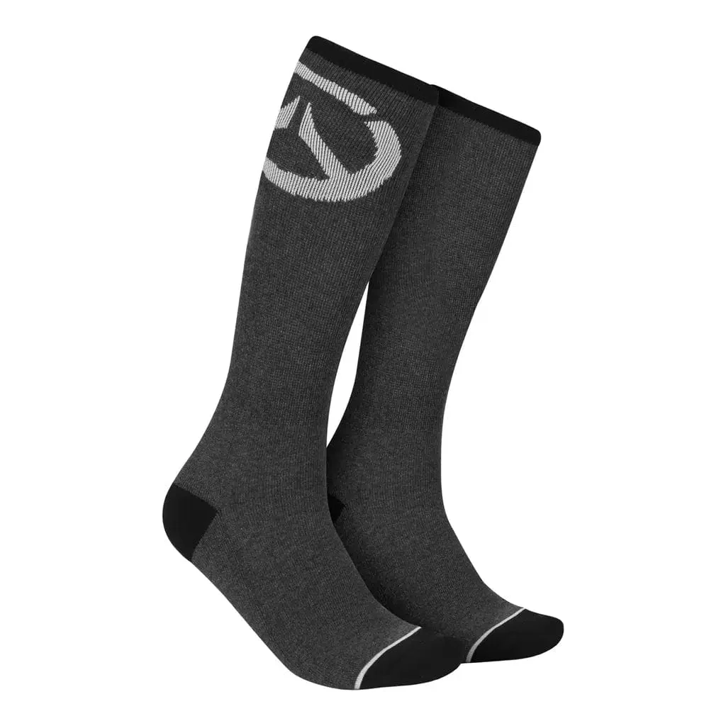 Overwatch - Logo Athletic Crew Socks (Gray / Black, Embroidered) - J!NX