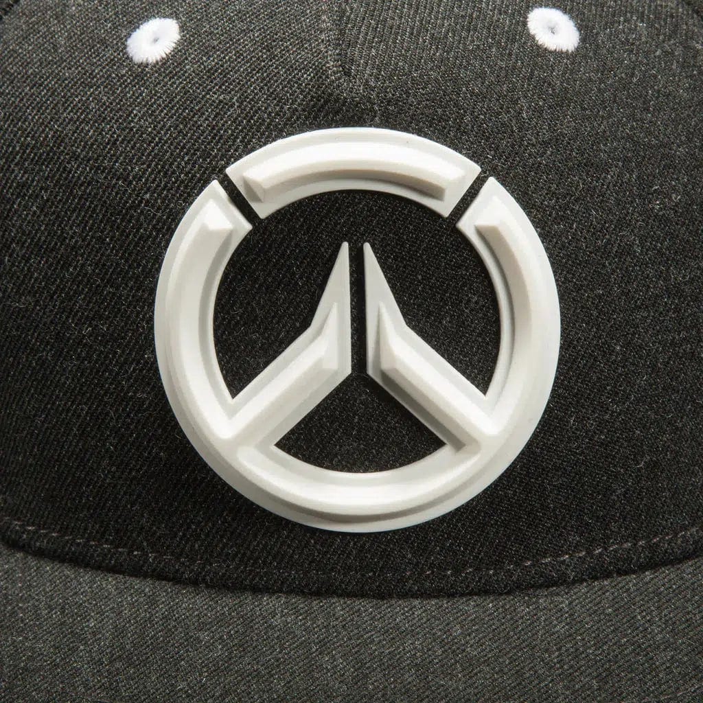 Overwatch - Logo Snapback Hat (Black / Silver) - J!NX - Image 2