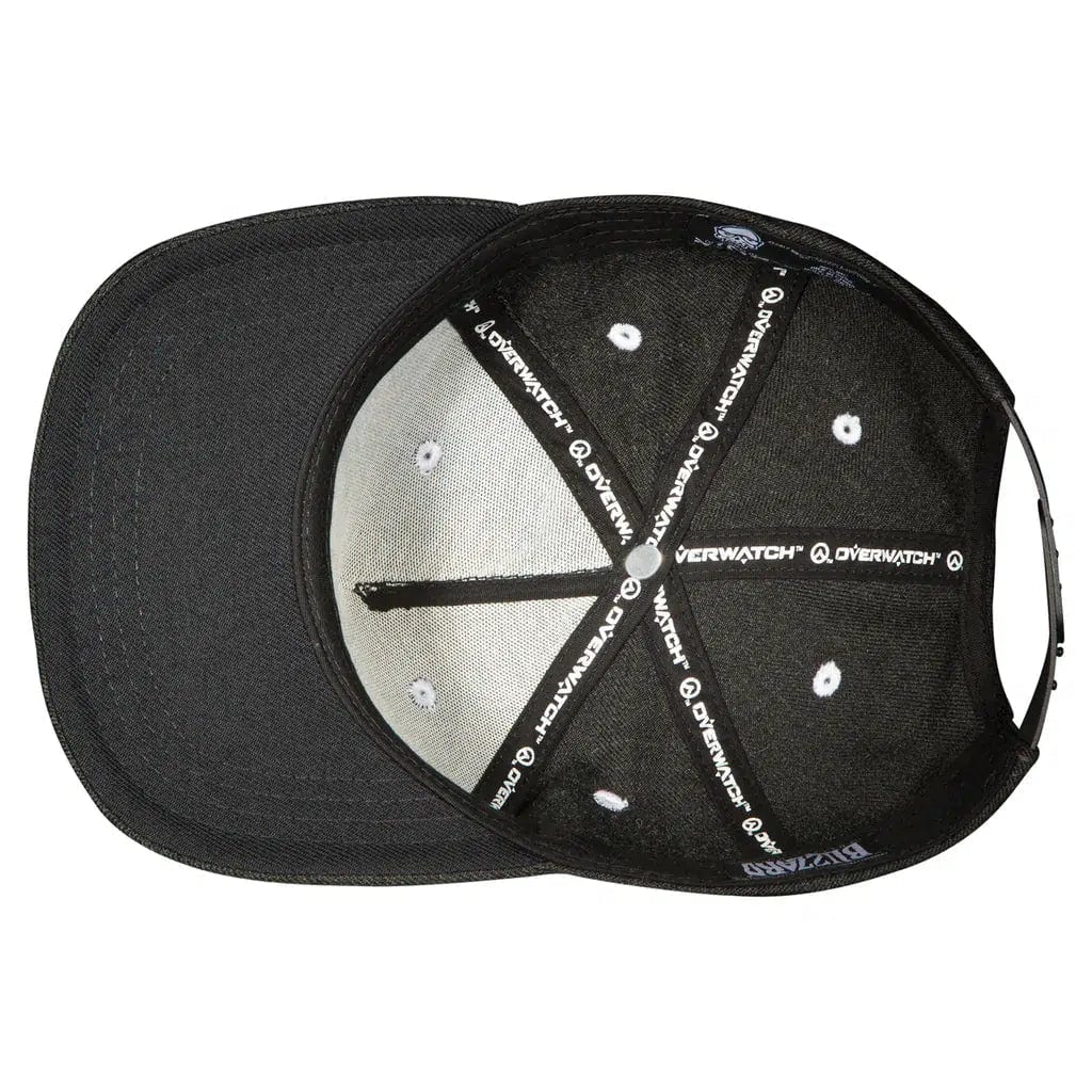 Overwatch - Logo Snapback Hat (Black / Silver) - J!NX - Image 4