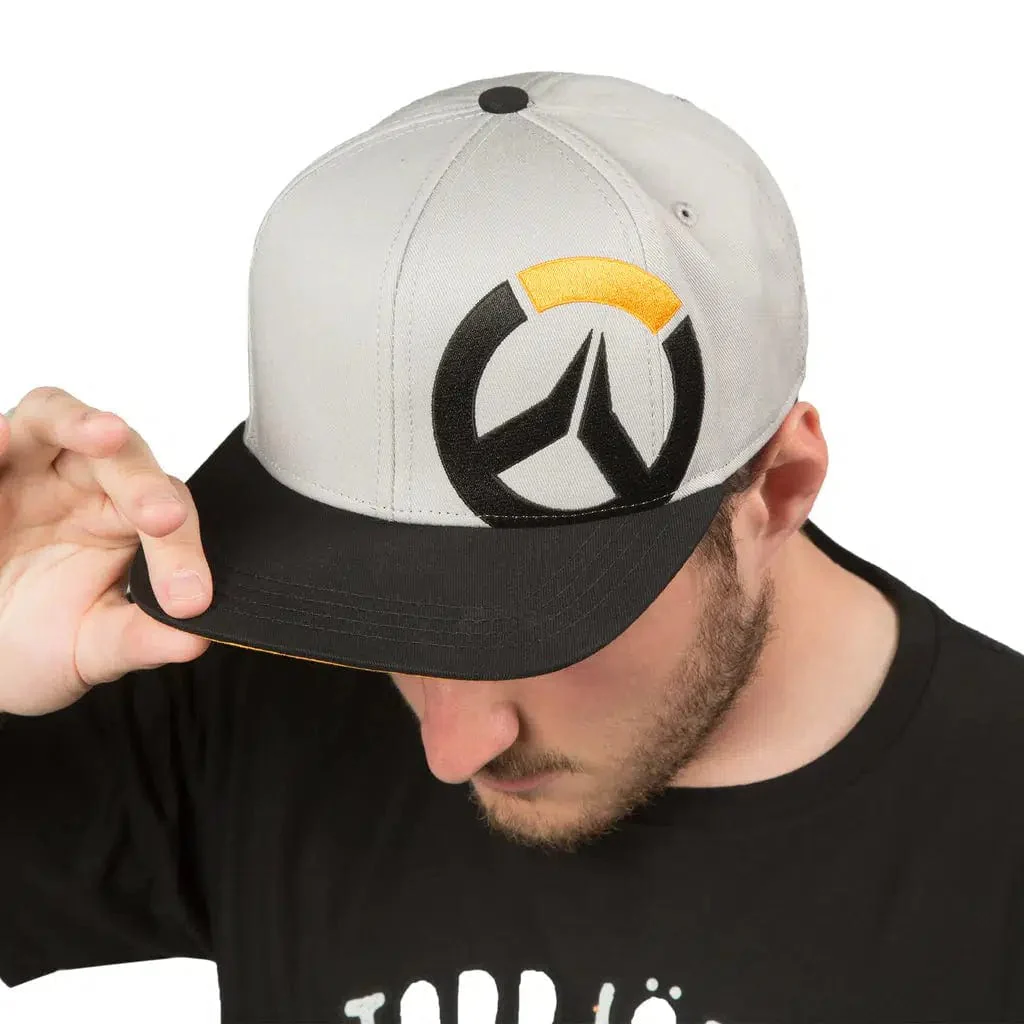 Overwatch - Logo Snapback Hat (White / Black) - J!NX - Image 5