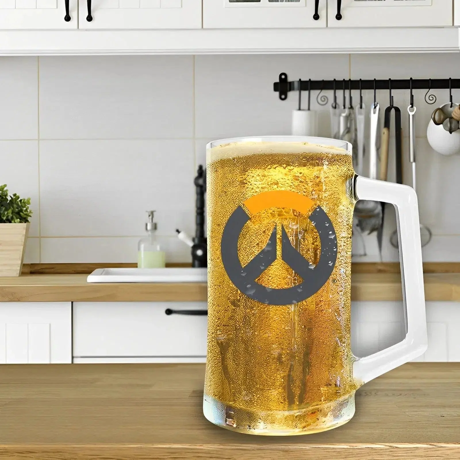 Overwatch - Logo Tankard Drinking Glass (16.9 oz.) - ABYstyle - Image 3
