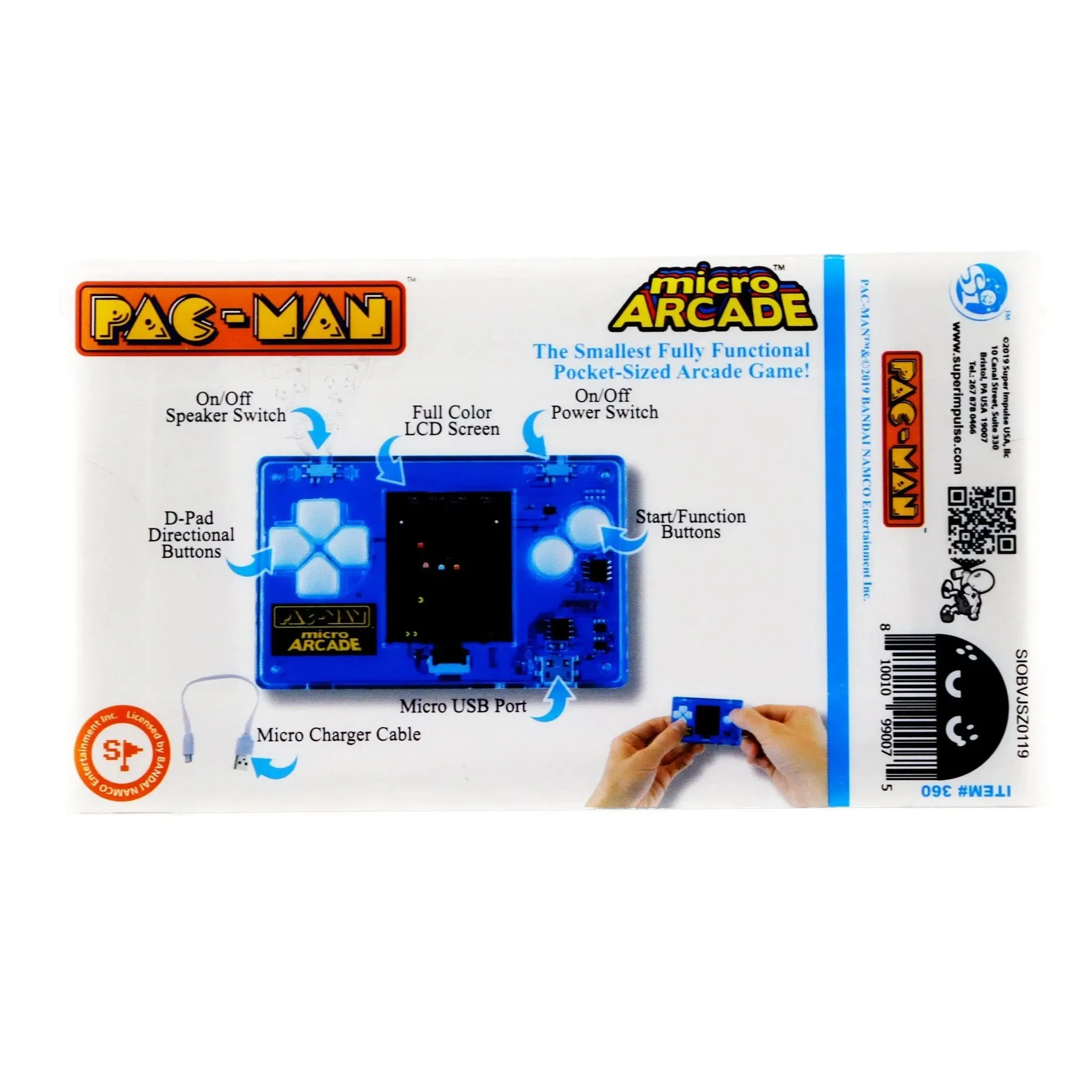 Pac-Man Handheld Electronic Game - Micro Arcade - Image 3