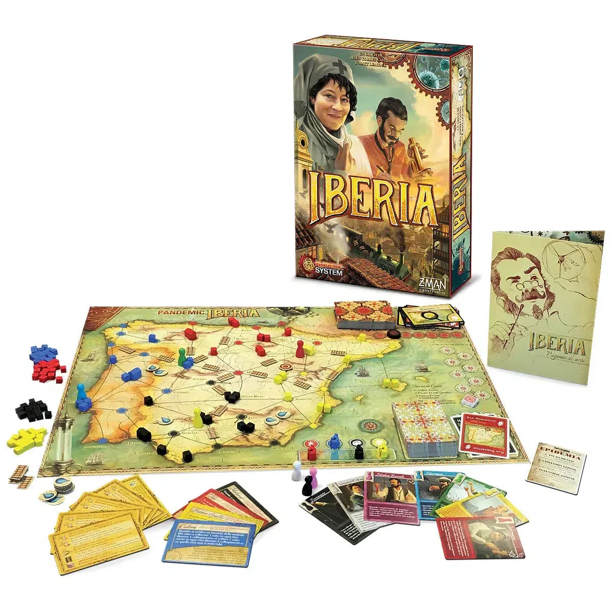 Pandemic: Iberia - Cooperative History Board Game for Family, and Adults (2-5 Players, Ages 8+) - Z-Man Games - Image 2