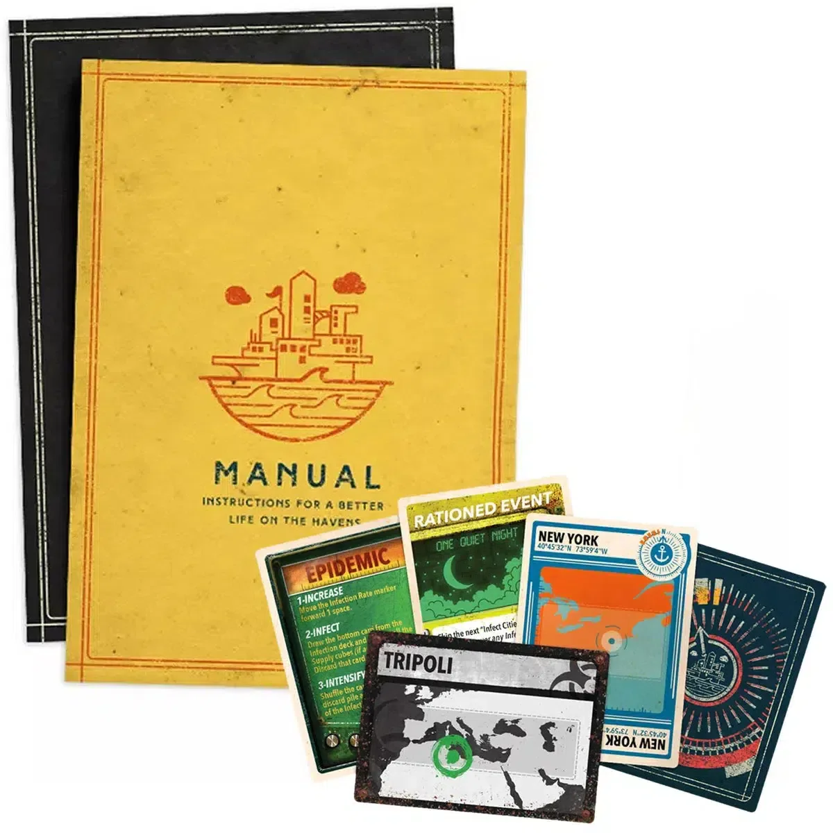 Pandemic: Legacy Season 2 (Black Edition) - Cooperative Post-Apocalyptic Board Game for Family, and Adults (2-4 Players, Ages 14+) - Z-Man Games - Image 5