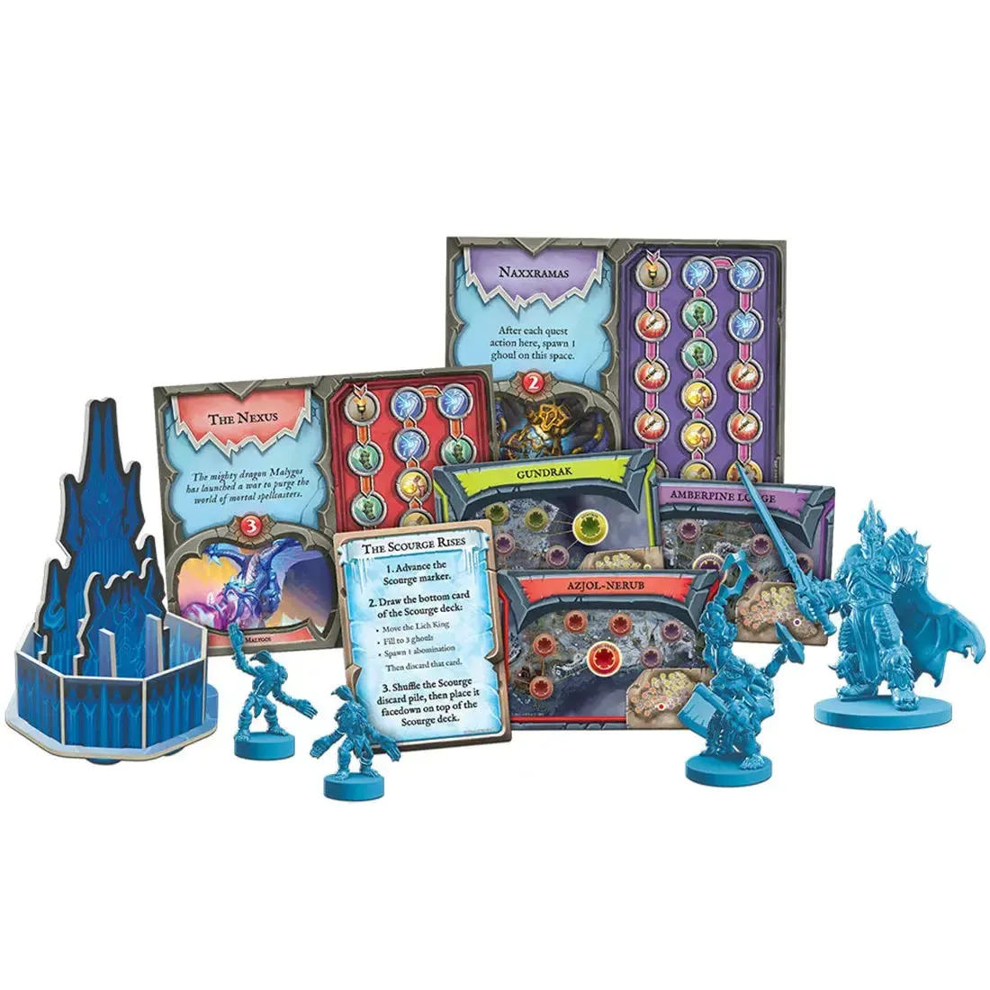 Pandemic: World of Warcraft Wrath of the Lich King Edition - Cooperative Fantasy Board Game for Family, and Adults (1-5 Players, Ages 14+) - Z-Man Games - Image 5