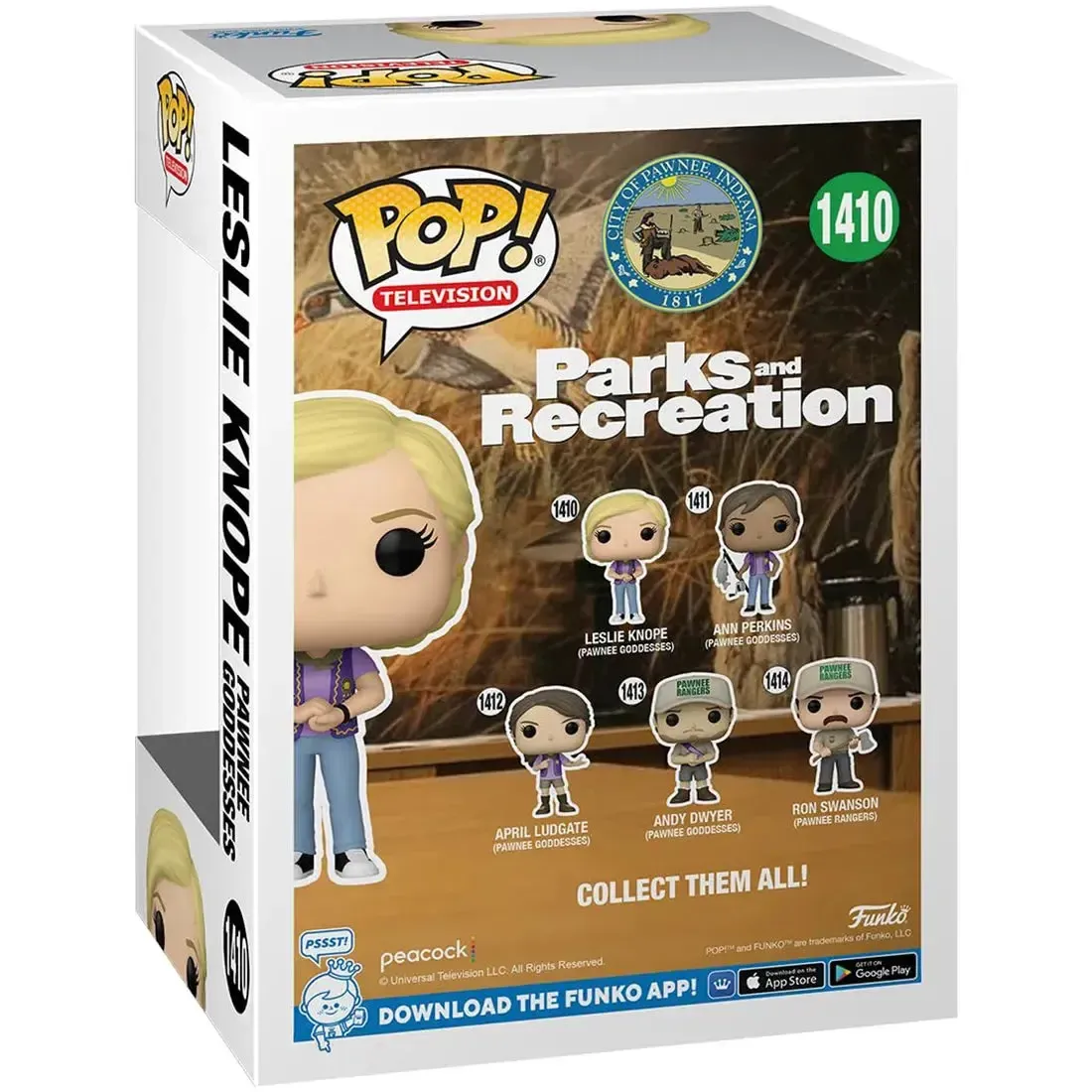 Parks and Recreation - Leslie Knope Pawnee Goddesses Figure (3.95") - Funko - Pop! Television Series (1410) - Image 3