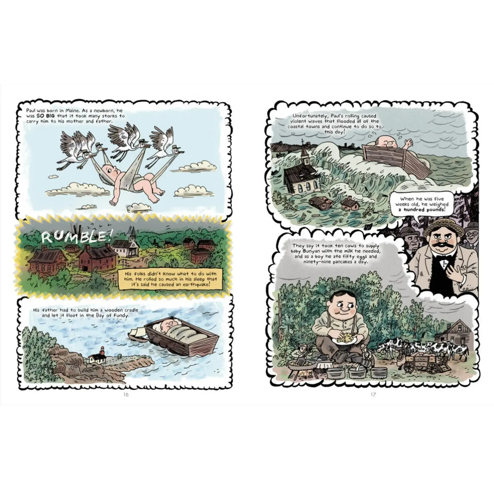 Paul Bunyan: The Invention of an American Legend - Paperback Graphic Novel Comic Book - TOON Graphics - Image 2