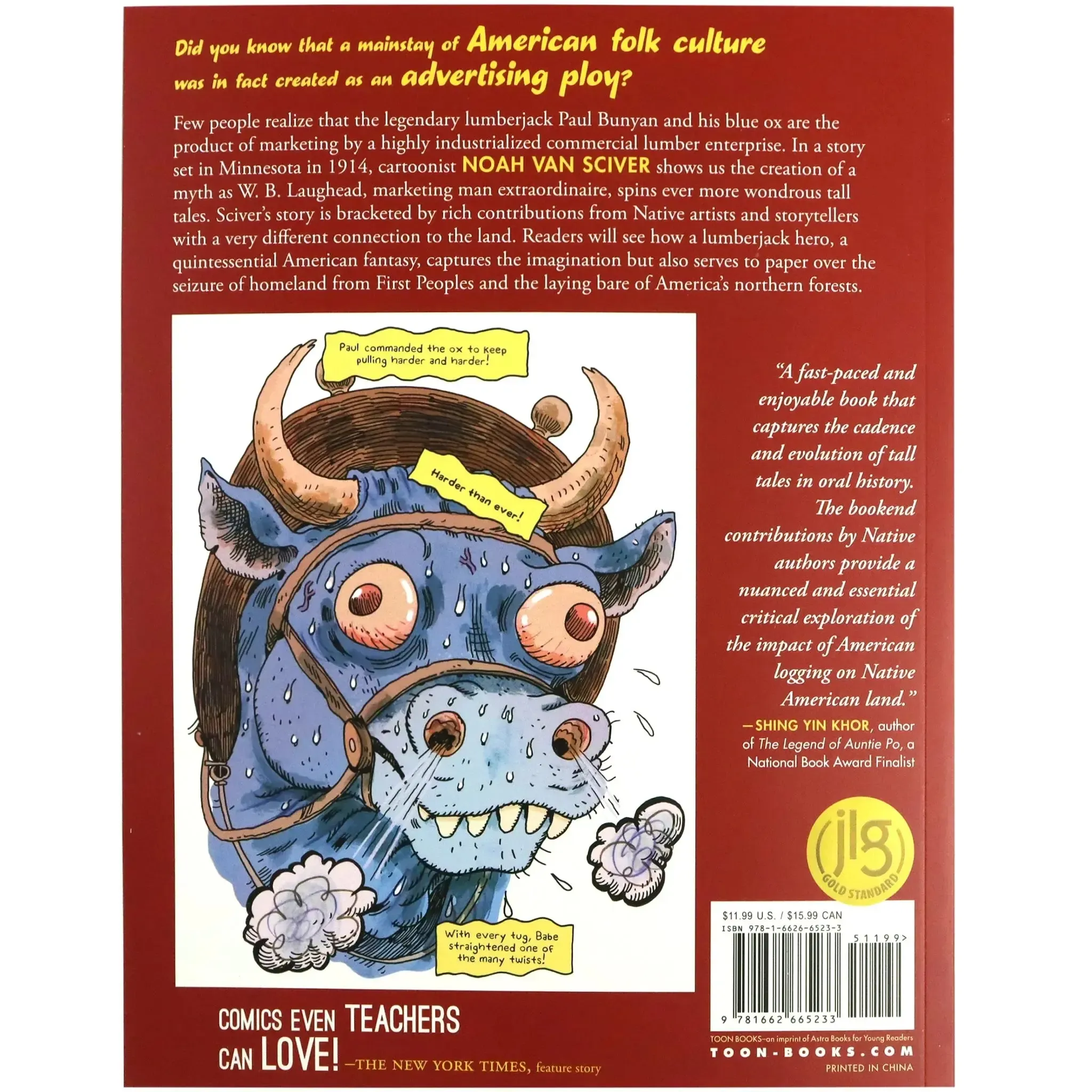 Paul Bunyan: The Invention of an American Legend - Paperback Graphic Novel Comic Book - TOON Graphics - Image 3