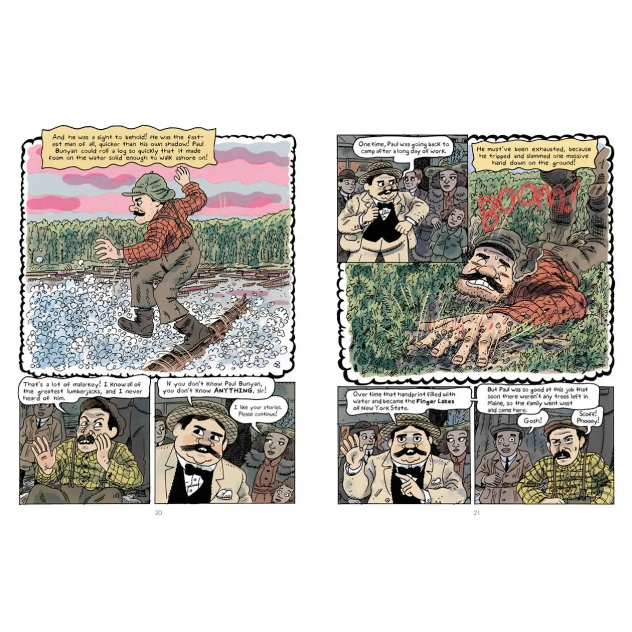 Paul Bunyan: The Invention of an American Legend - Paperback Graphic Novel Comic Book - TOON Graphics - Image 4