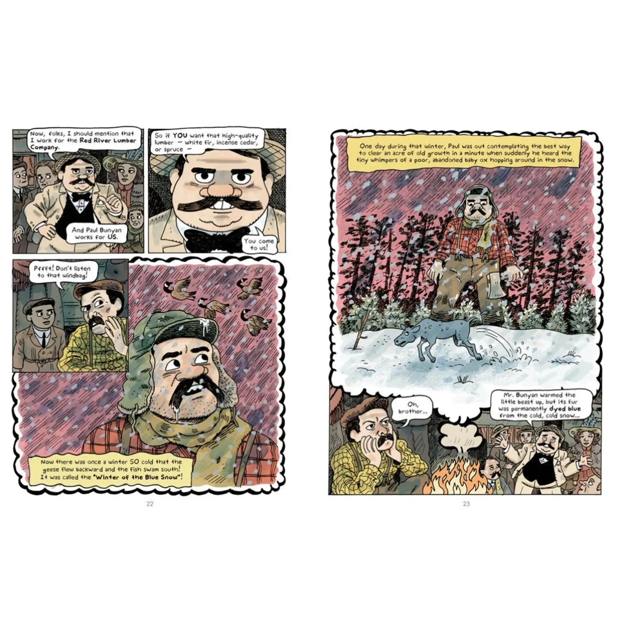 Paul Bunyan: The Invention of an American Legend - Paperback Graphic Novel Comic Book - TOON Graphics - Image 5