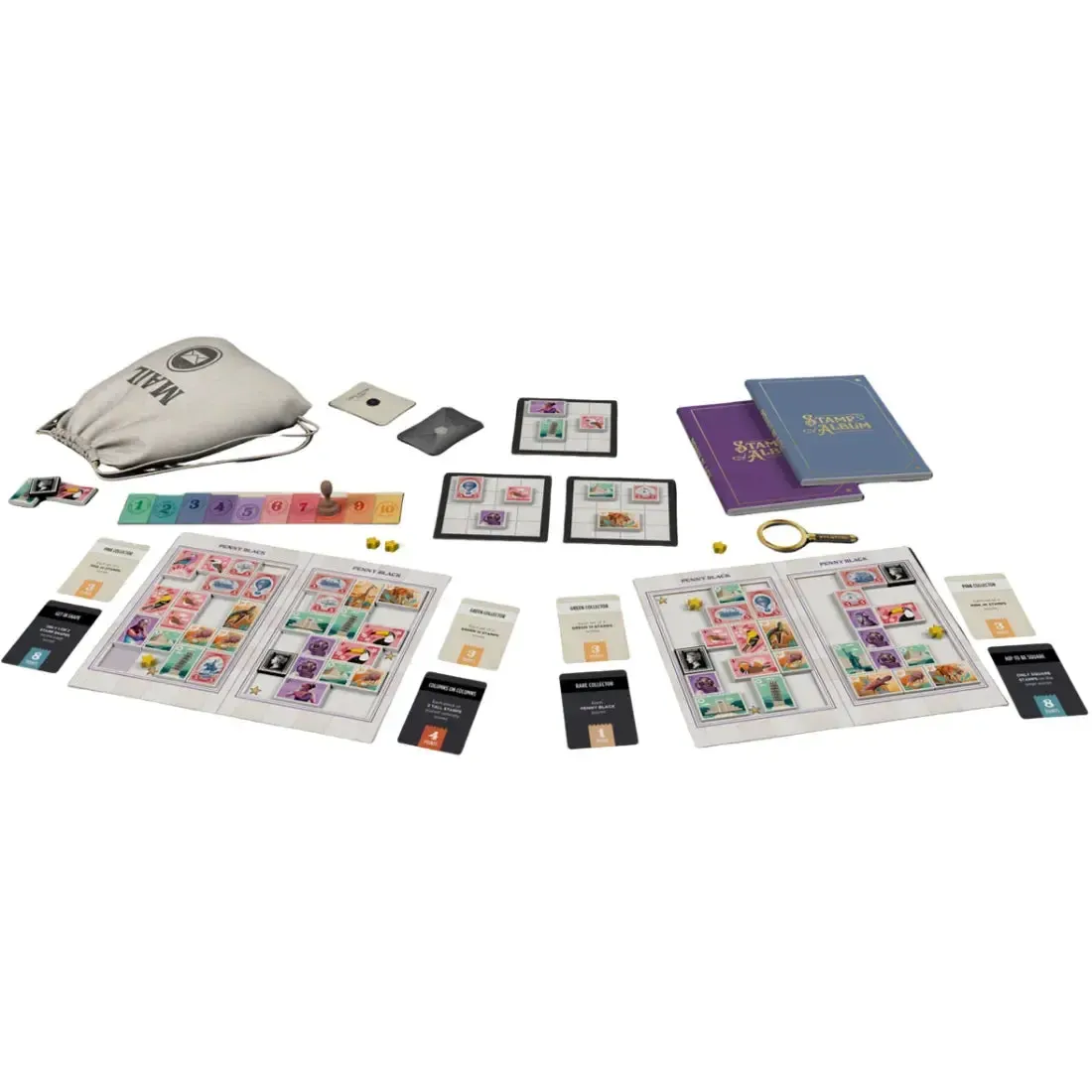 Penny Black - Stamp Collecting Board Game for Family, and Adults (2-4 Players, Age 10+) - Buffalo Games - Image 4