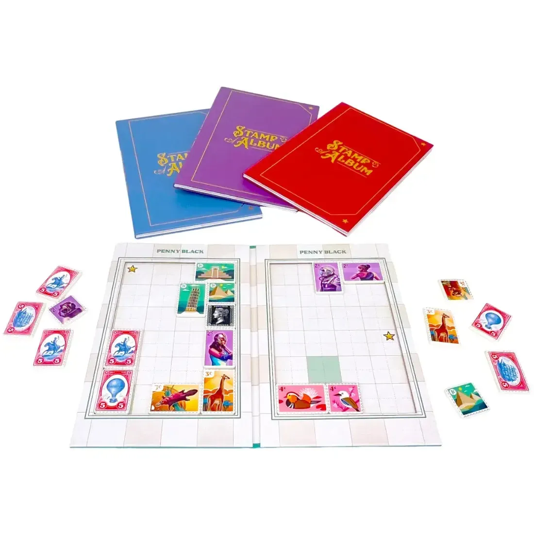 Penny Black - Stamp Collecting Board Game for Family, and Adults (2-4 Players, Age 10+) - Buffalo Games - Image 5