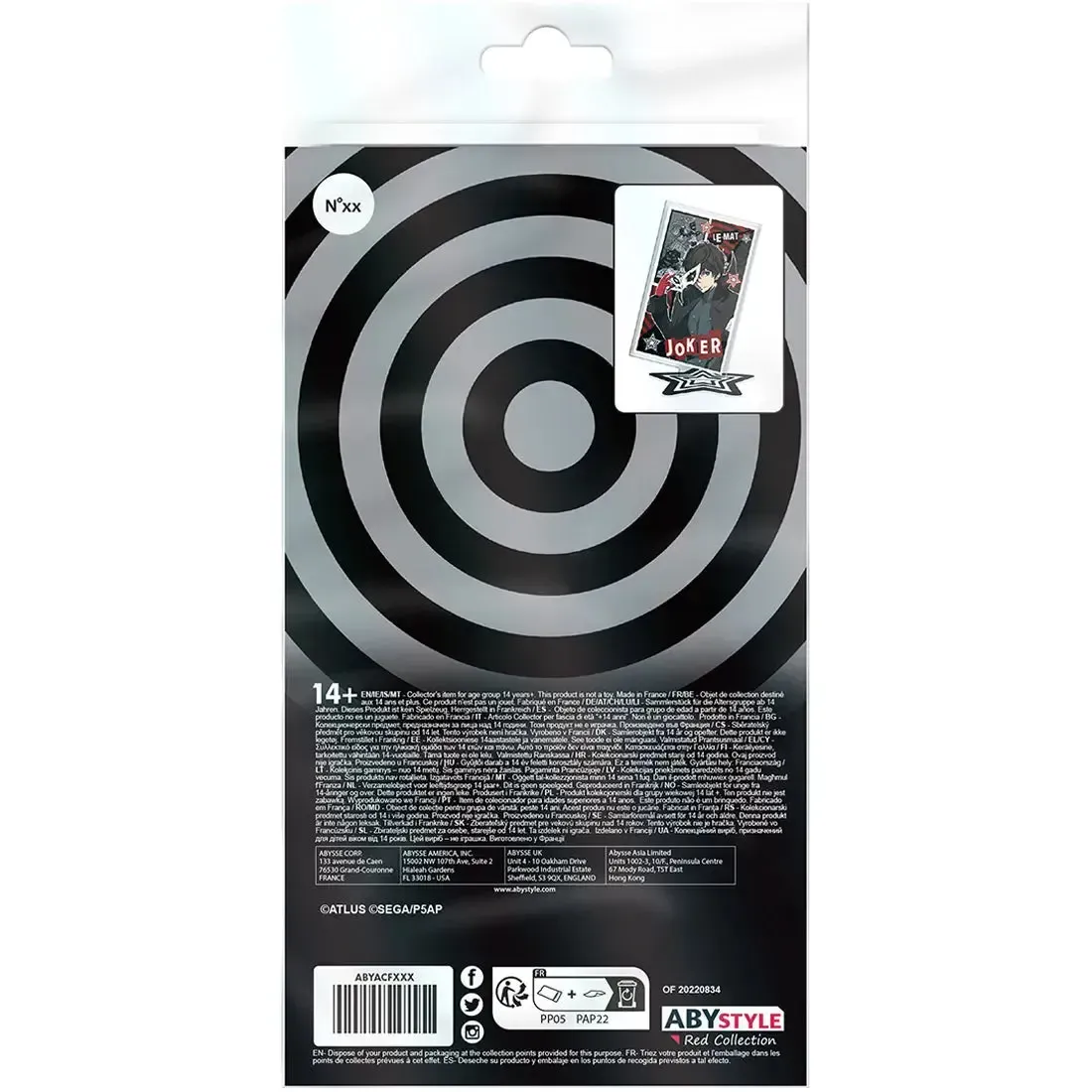 Persona 5: The Animation - Ren Amamiya "Joker" Standee Figure (4.5" Acrylic) - ABYstyle - Acryl Series - Image 3