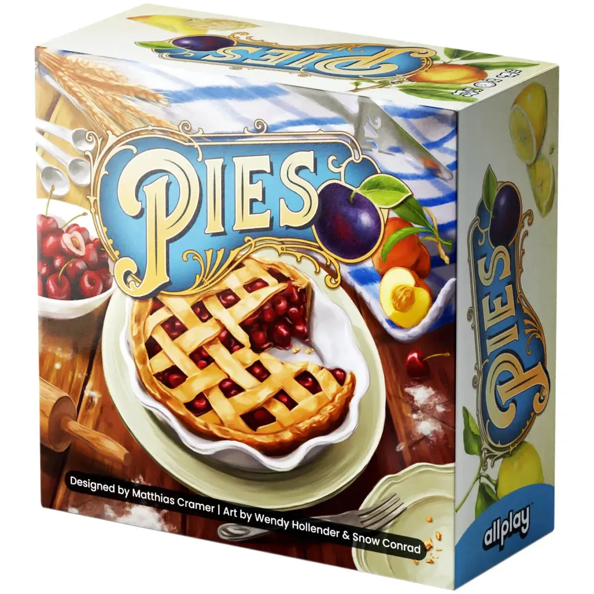 Pies - Competitive Food Card Game for Family, Adults, and Children (3-5 Players, Ages 11+) - Allplay