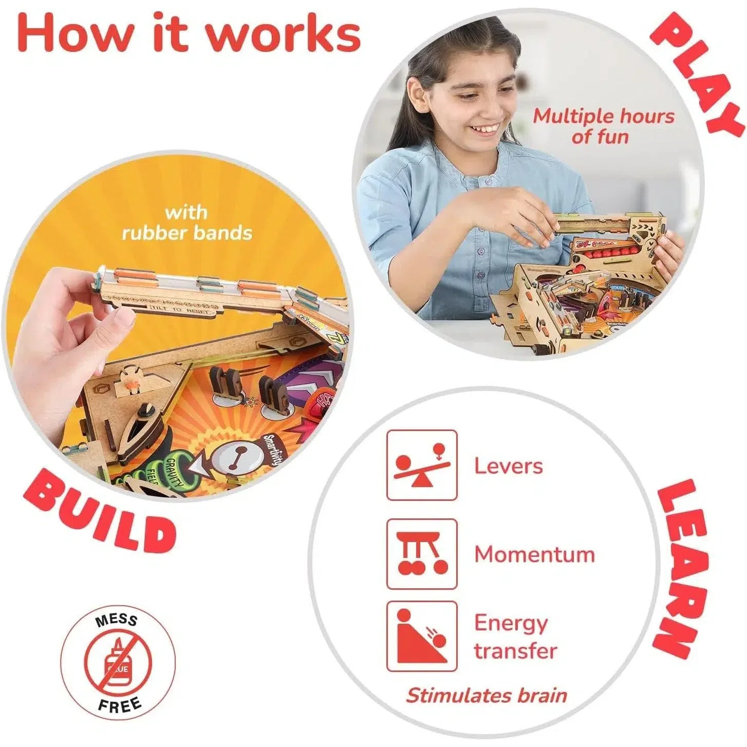 Pinball Machine - STEM Toy Game Building Set - Smartivity - Image 4
