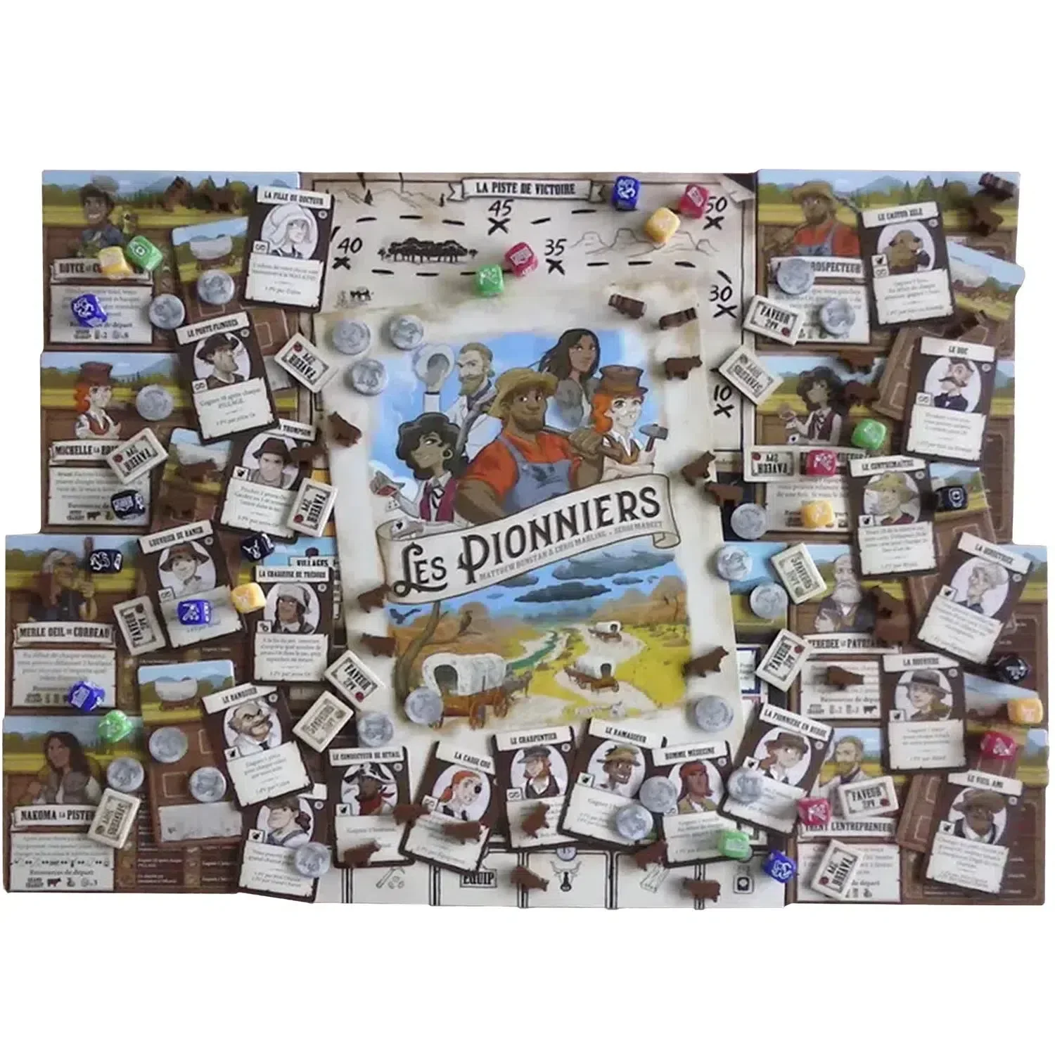 Pioneer Days - Dice-Based Civilization Board Game for Family, and Adults (2-4 Players, Ages 14+) - Tasty Minstrel Games - Image 4