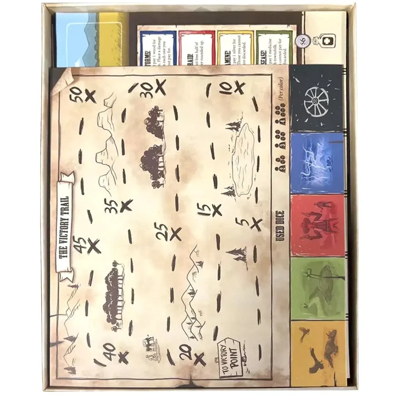 Pioneer Days - Dice-Based Civilization Board Game for Family, and Adults (2-4 Players, Ages 14+) - Tasty Minstrel Games - Image 6
