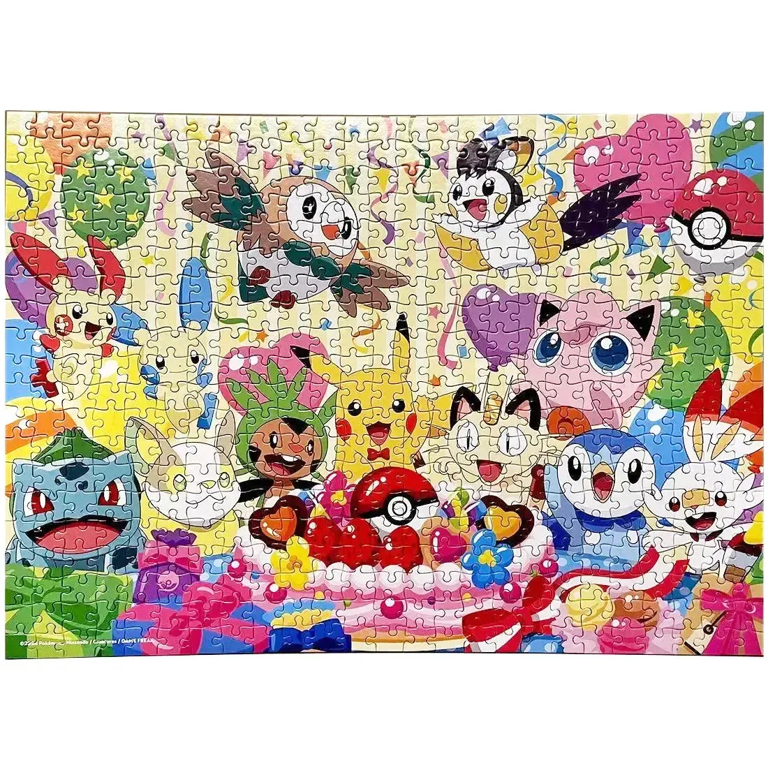 Pokémon - Lets Eat Together! Birthday Party with Cake Jigsaw Puzzle (500 Pieces) - Ensky - Image 3