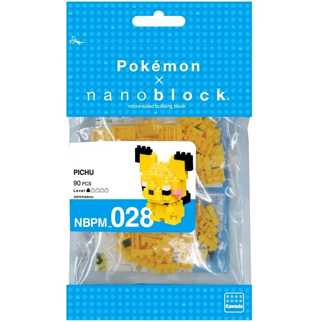 Pokémon - Pichu Figure Building Set - Nanoblock (028)