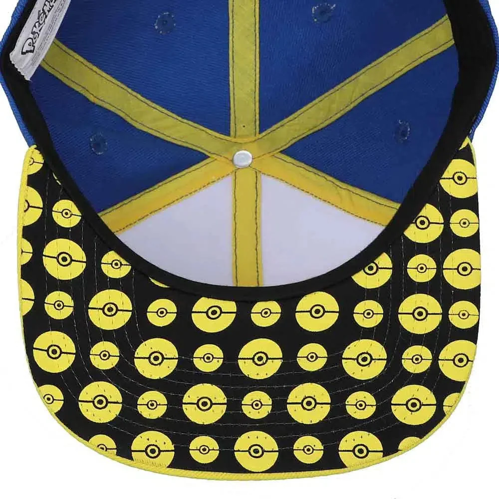 Pokémon - Pikachu Snapback Hat (Flat Bill) - Bioworld - Image 6