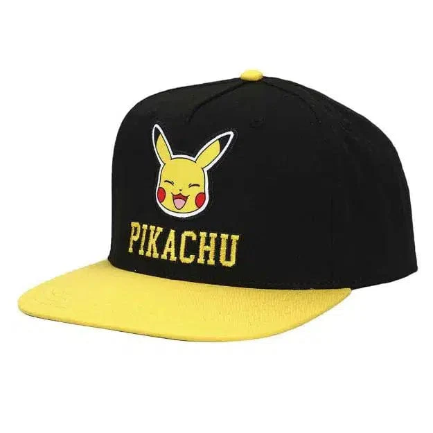 Pokémon - Pikachu Snapback Hat (Yellow / Black, Twill, Flat Bill) - Bioworld - Image 3