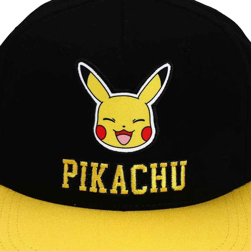 Pokémon - Pikachu Snapback Hat (Yellow / Black, Twill, Flat Bill) - Bioworld - Image 5