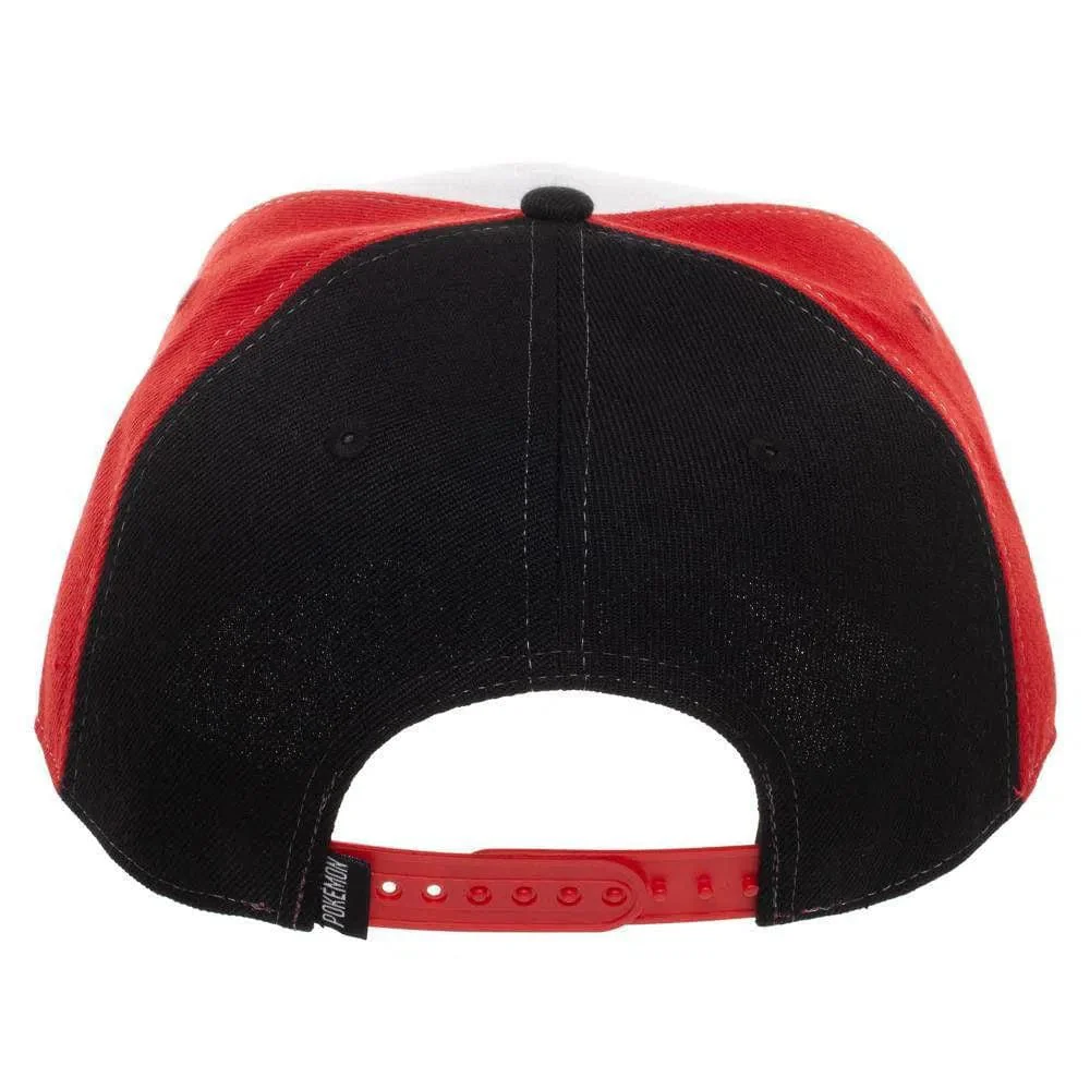 Pokémon - Poké Ball Snapback Hat (Flat Bill) - Bioworld - Image 4