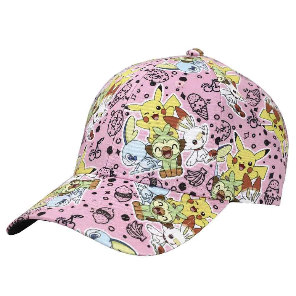 Pokémon - Sweet Time Characters Hat (Pink, All Over Print) - Bioworld - Image 3