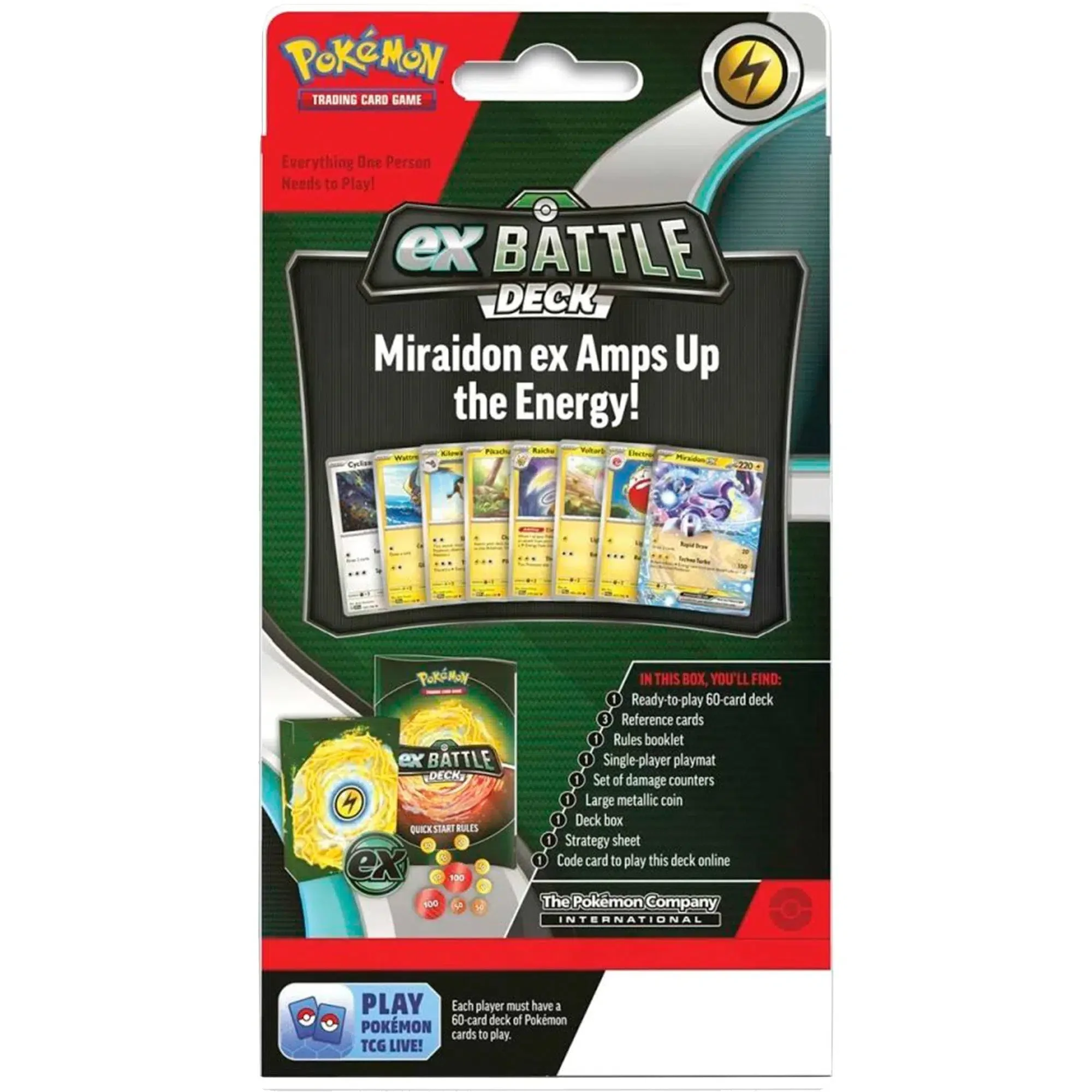 Pokémon TCG [ex Battle] - Miraidon ex Battle Deck - The Pokémon Company International - Image 4