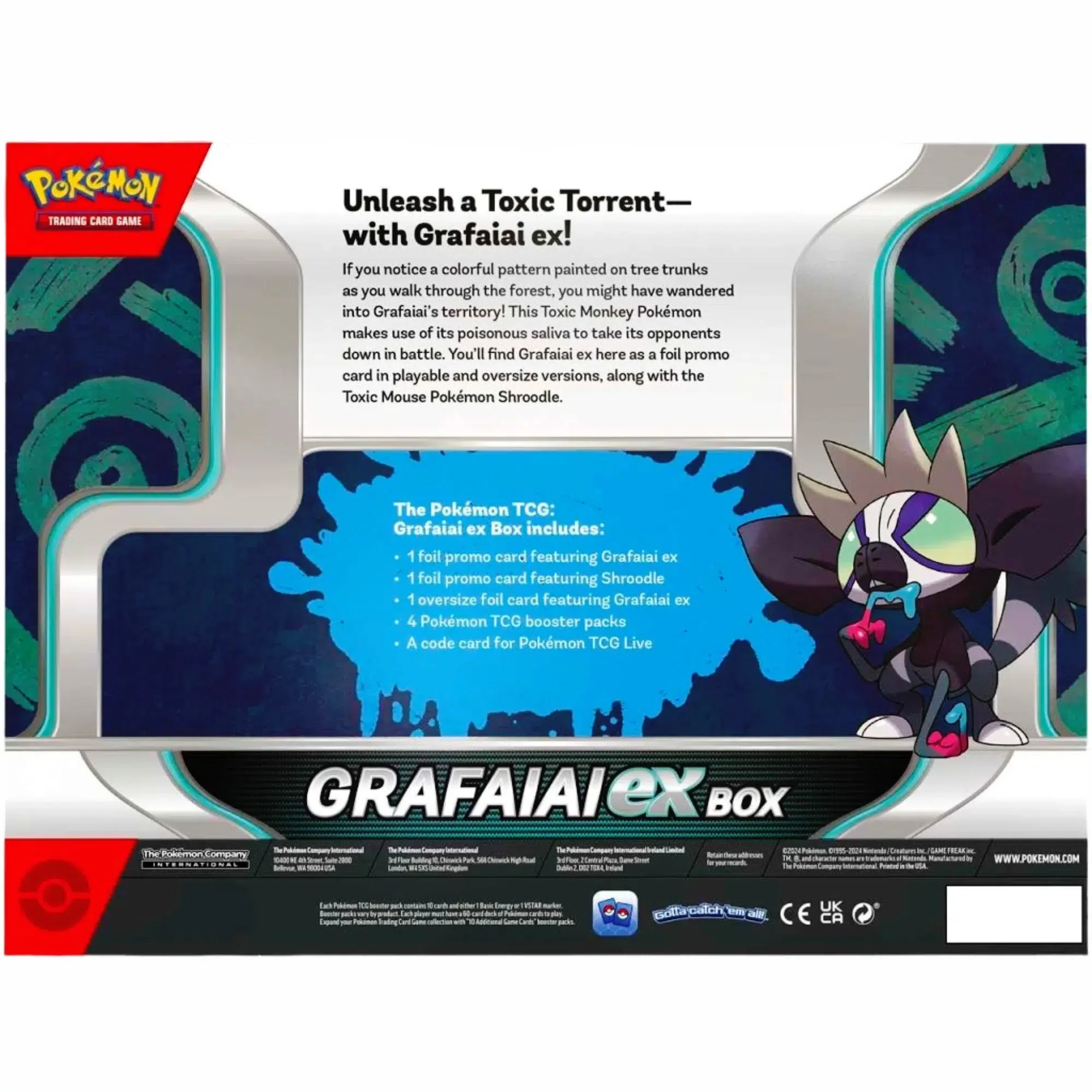 Pokémon TCG - Grafaiai ex Booster Pack Gift Box - The Pokémon Company International - Image 4