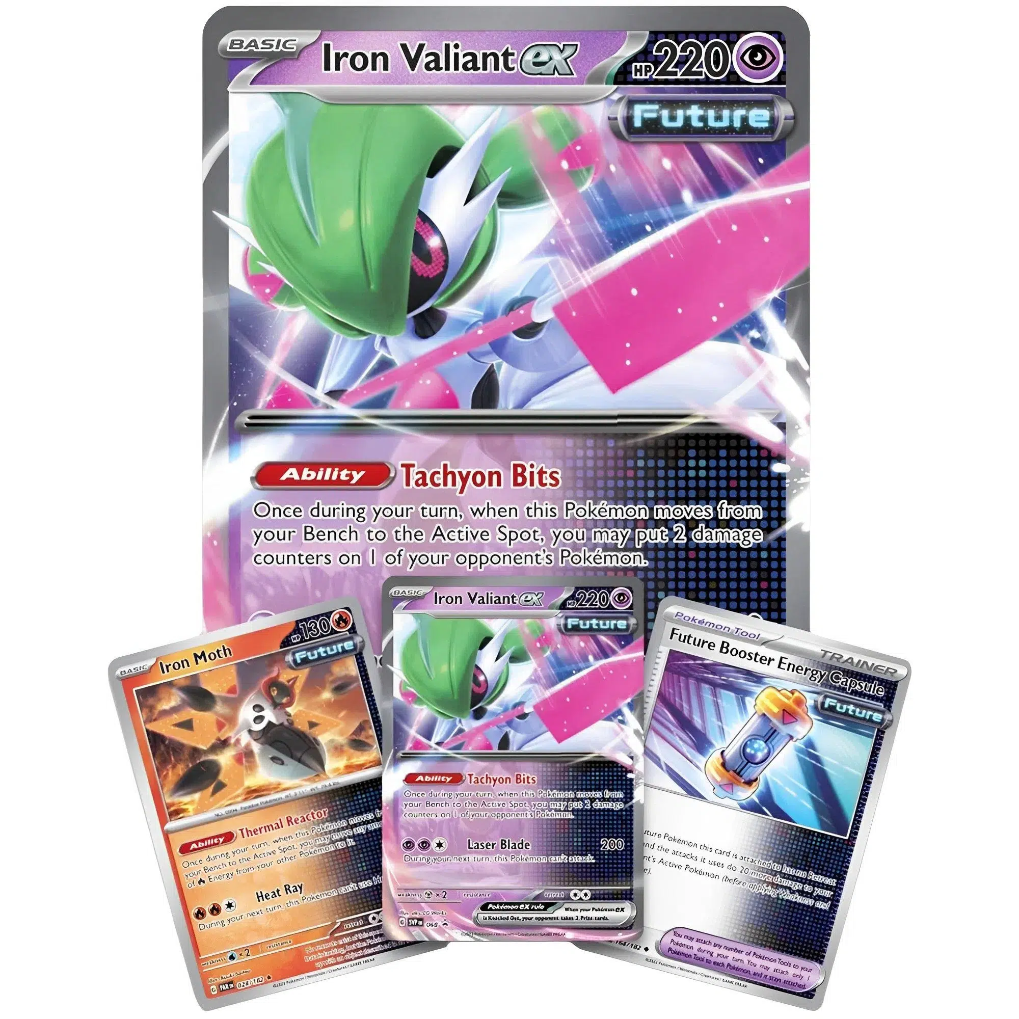 Pokémon TCG - Iron Valiant ex Booster Pack Gift Box - The Pokémon Company International - Image 2