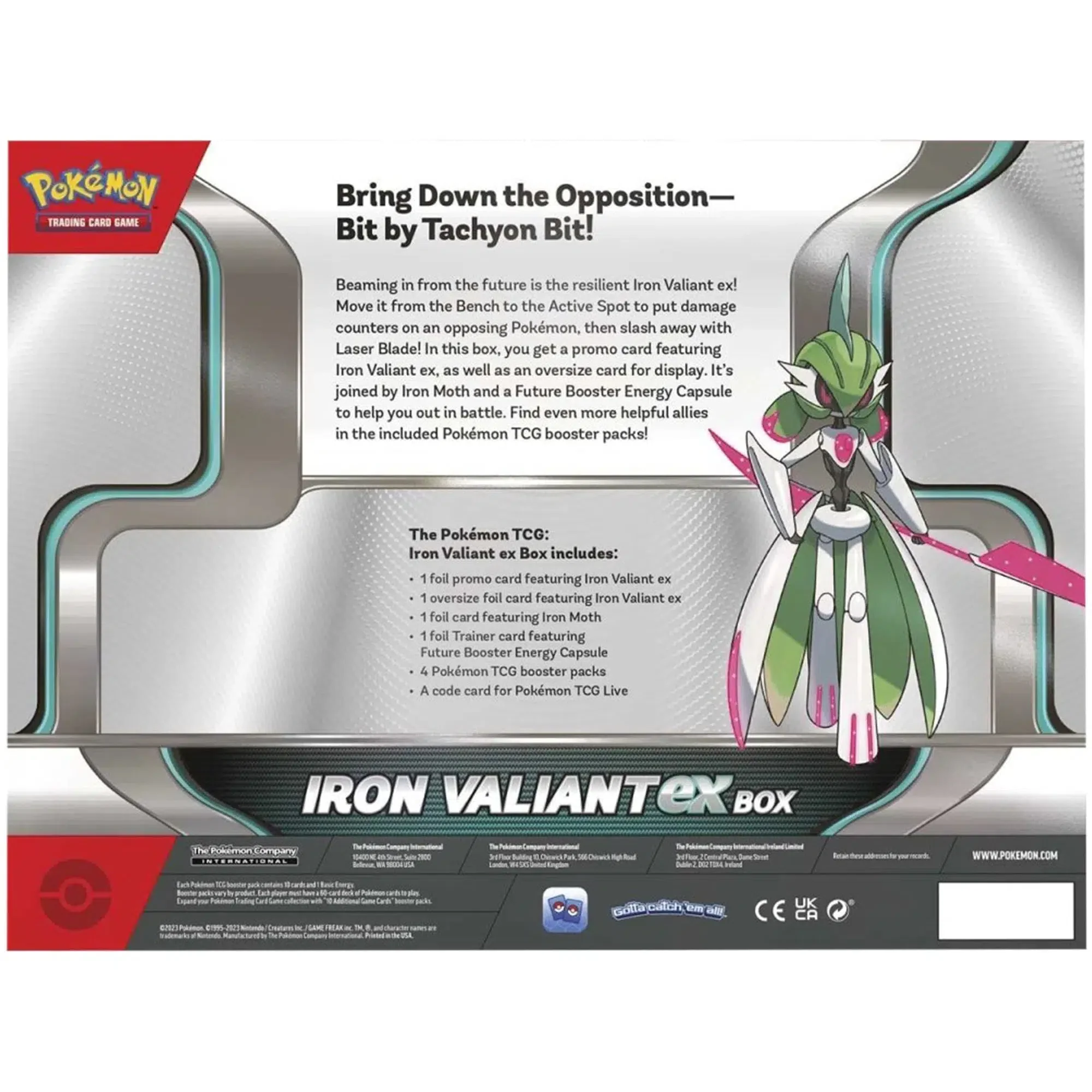 Pokémon TCG - Iron Valiant ex Booster Pack Gift Box - The Pokémon Company International - Image 3