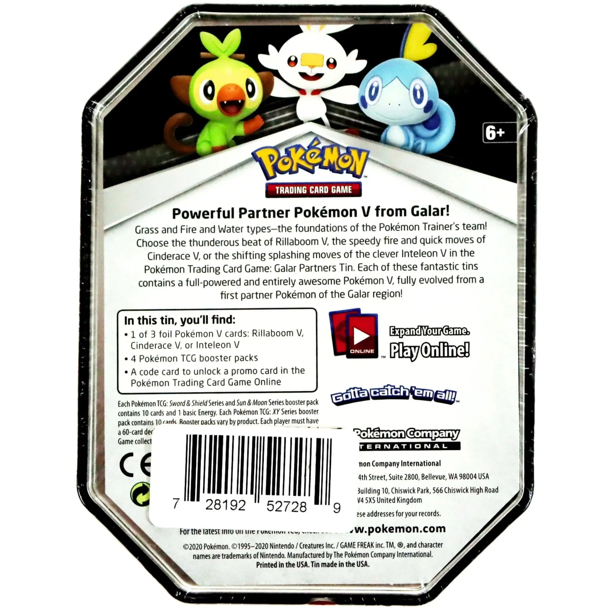 Pokémon TCG [Legends of Galar] - Inteleon V Tin - Image 2