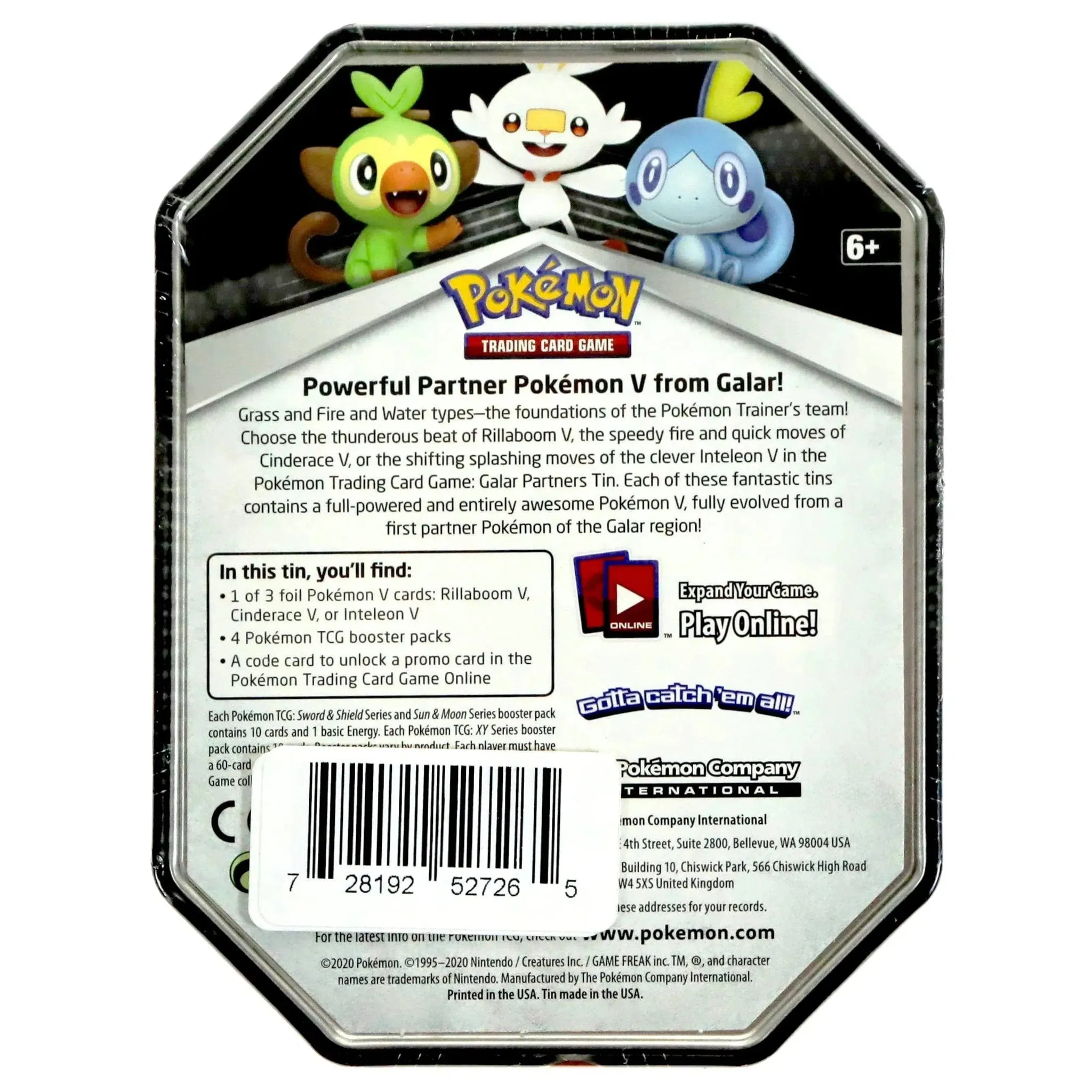 Pokémon TCG [Legends of Galar] - Rillaboom V Tin - Image 2