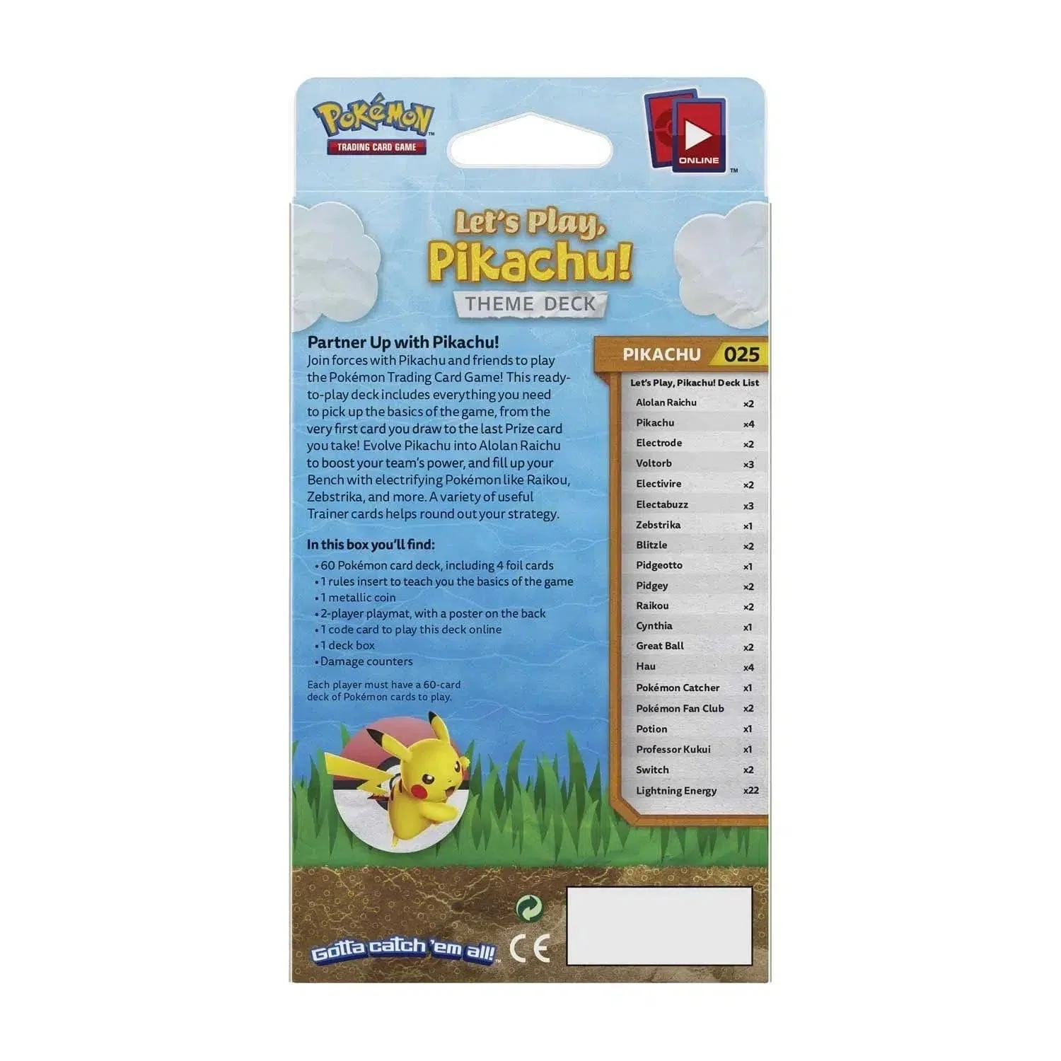 Pokémon TCG [Let's Play Pikachu!] - Pikachu Theme Deck - Image 2