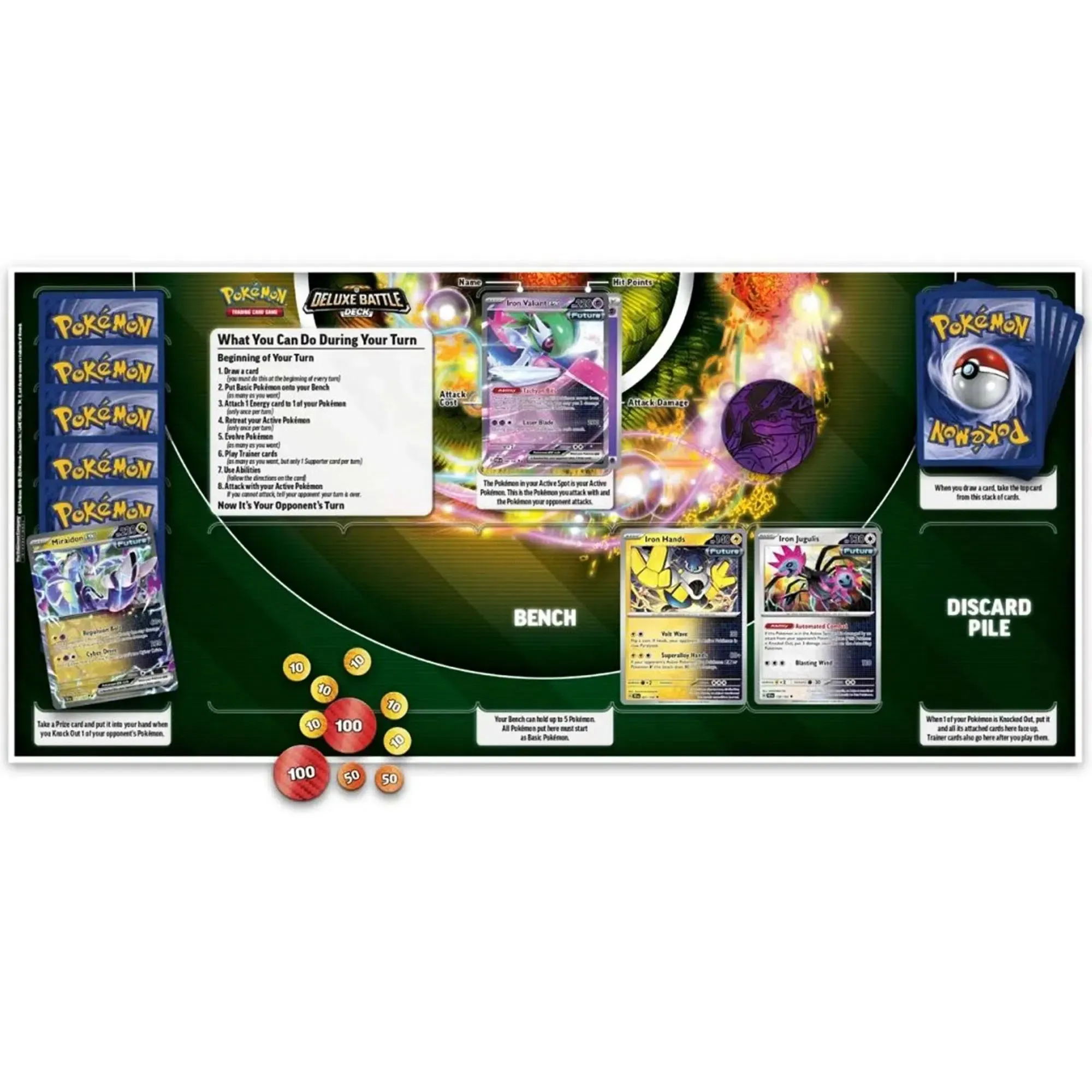 Pokémon TCG - Miraidon ex Deluxe Battle Deck Set - The Pokémon Company International - Image 4