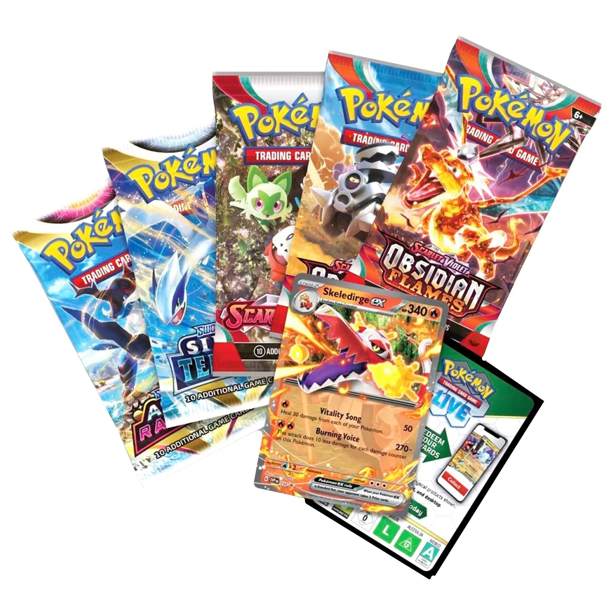 Pokémon TCG [Paldea Partners] - Skeledirge ex Tin - The Pokémon Company International - Image 2
