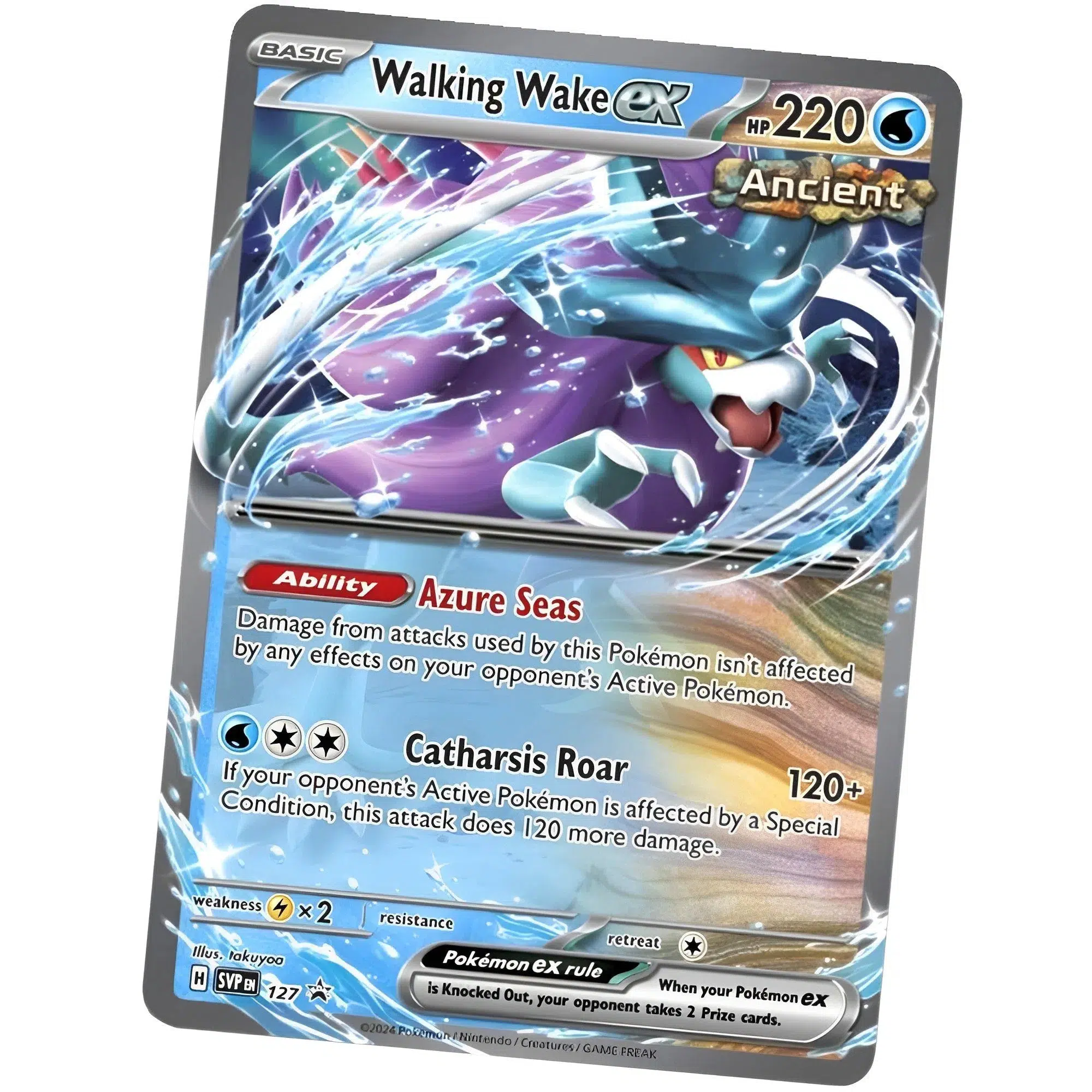 Pokémon TCG [Paradox Clash] - Walking Wake ex Tin - The Pokémon Company International - Image 3