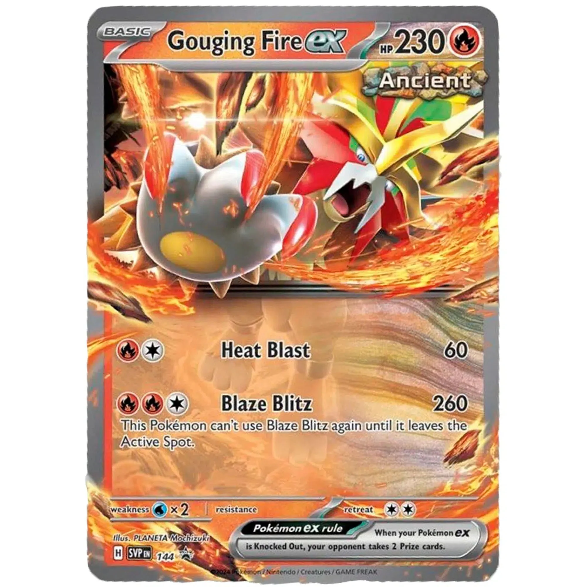 Pokémon TCG [Paradox Destinies] - Gouging Fire ex Tin - The Pokémon Company International - Image 3