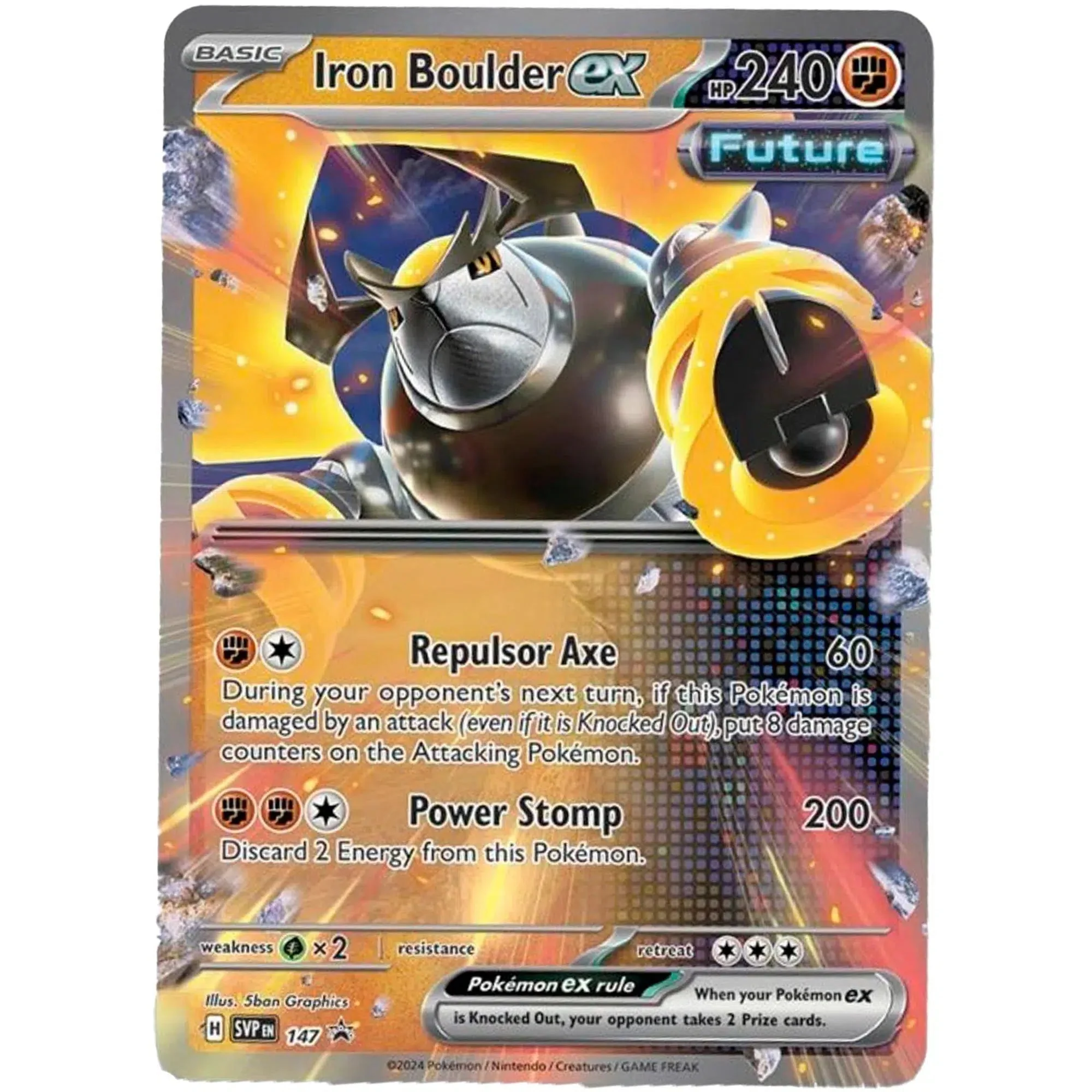 Pokémon TCG [Paradox Destinies] - Iron Boulder ex Tin - The Pokémon Company International - Image 3