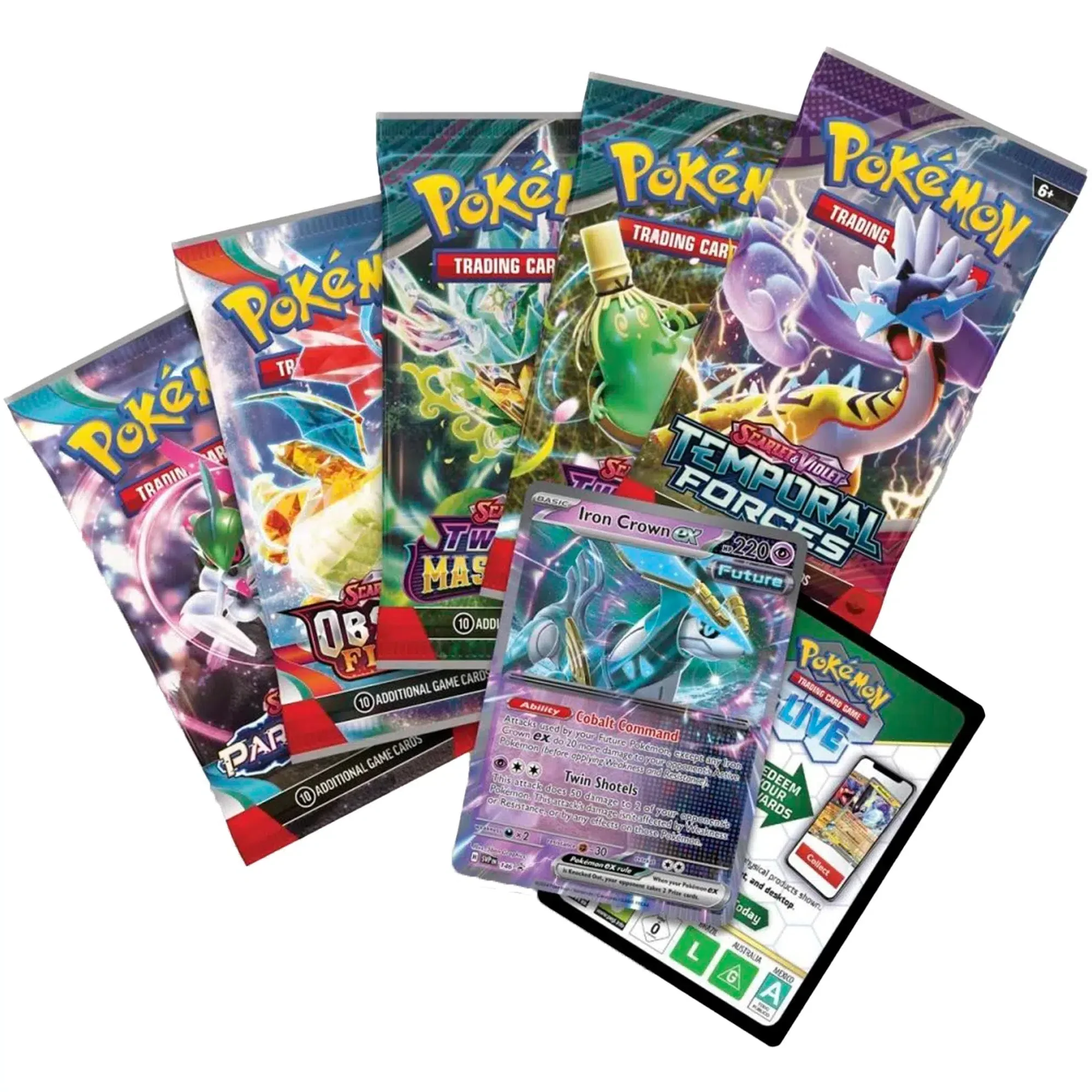 Pokémon TCG [Paradox Destinies] - Iron Crown ex Tin - The Pokémon Company International - Image 2