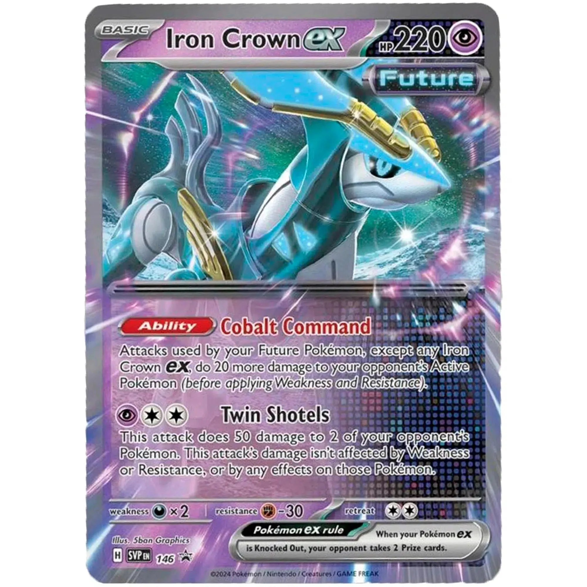 Pokémon TCG [Paradox Destinies] - Iron Crown ex Tin - The Pokémon Company International - Image 3