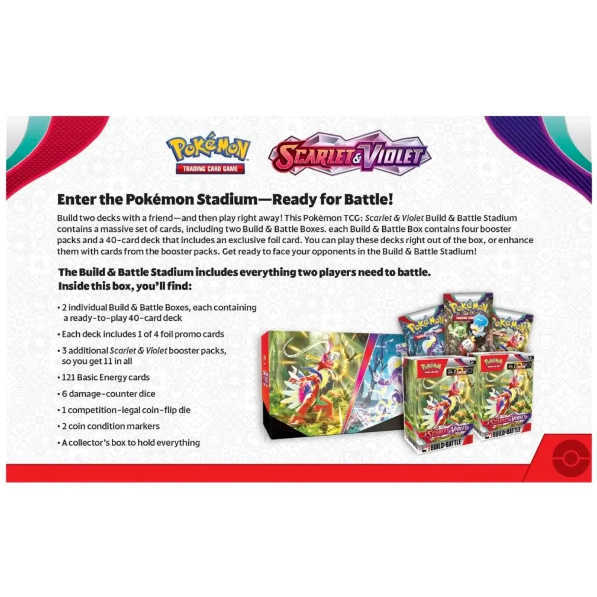 Pokémon TCG [Scarlet & Violet] - Build & Battle Stadium Battle Deck Set - The Pokémon Company International - Image 6