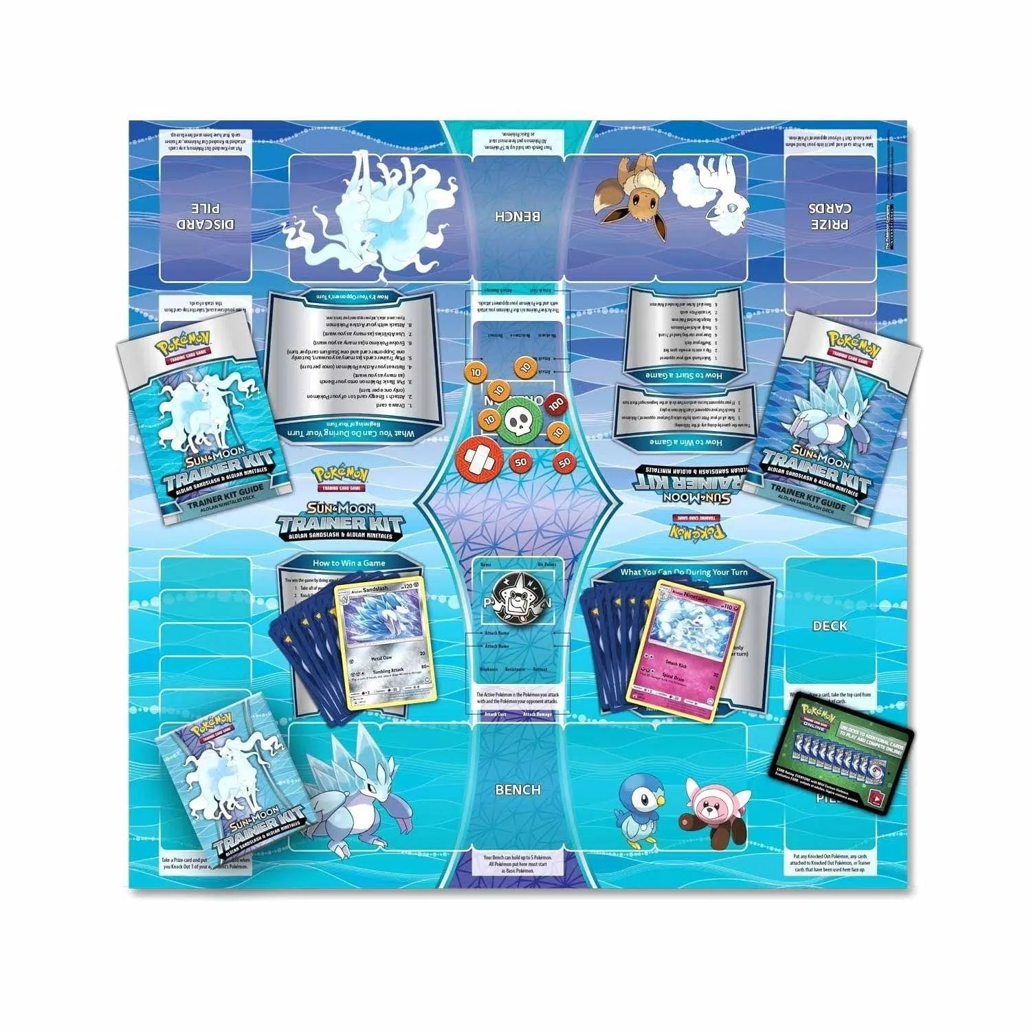 Pokémon TCG [Sun & Moon] - Alolan Sandslash & Alolan Ninetales Trainer Kit (Theme Decks) - Image 3